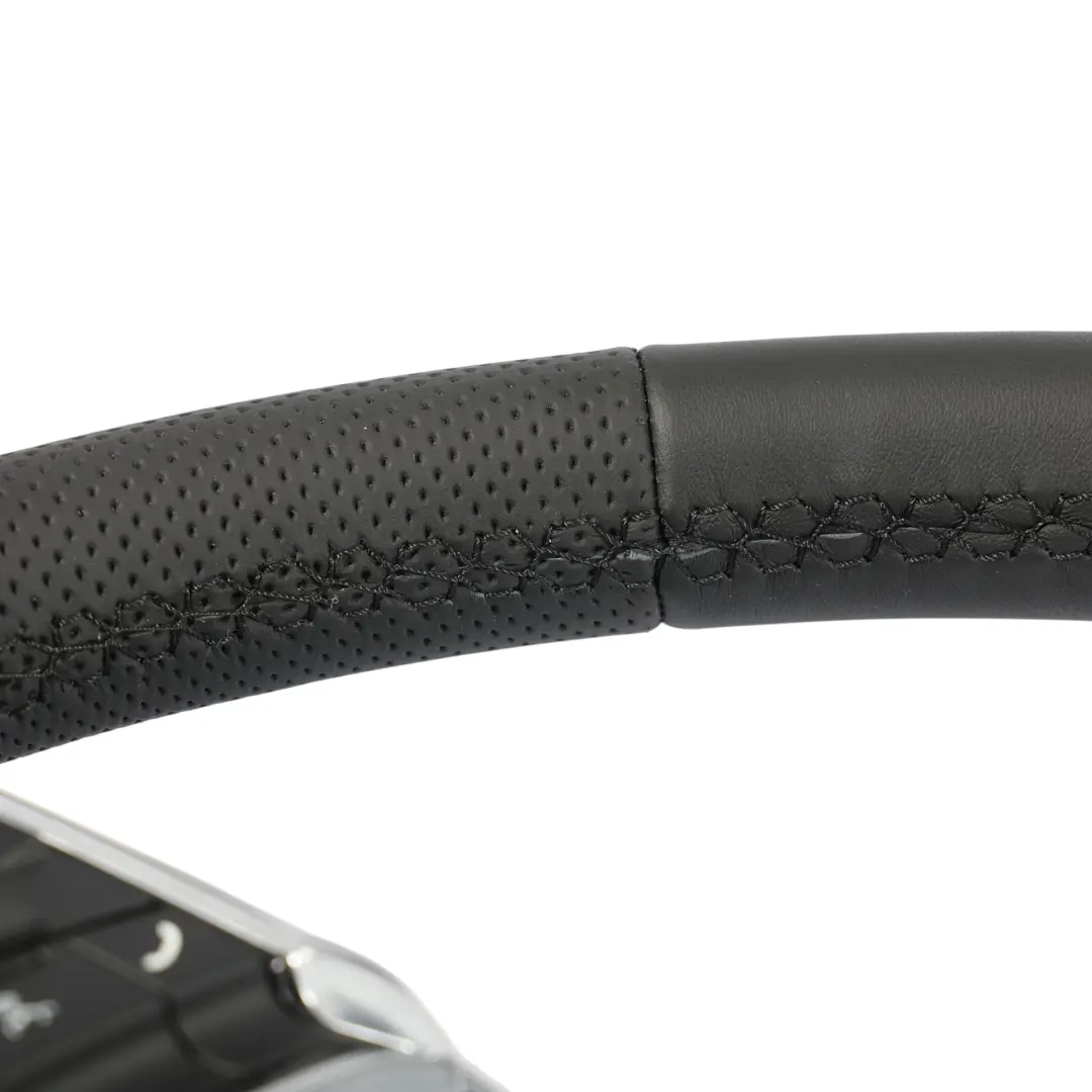 Kierownica NOWA Czarna Skóra do Land Rover Discovery Sport L550 o numerze FK72-3F563-HF Land Rover Discovery Sport L550 Kierownica NOWA Czarna Skóra - SKU FK72-3F563-HF-1 - Numer Części FK72-3F563-HF