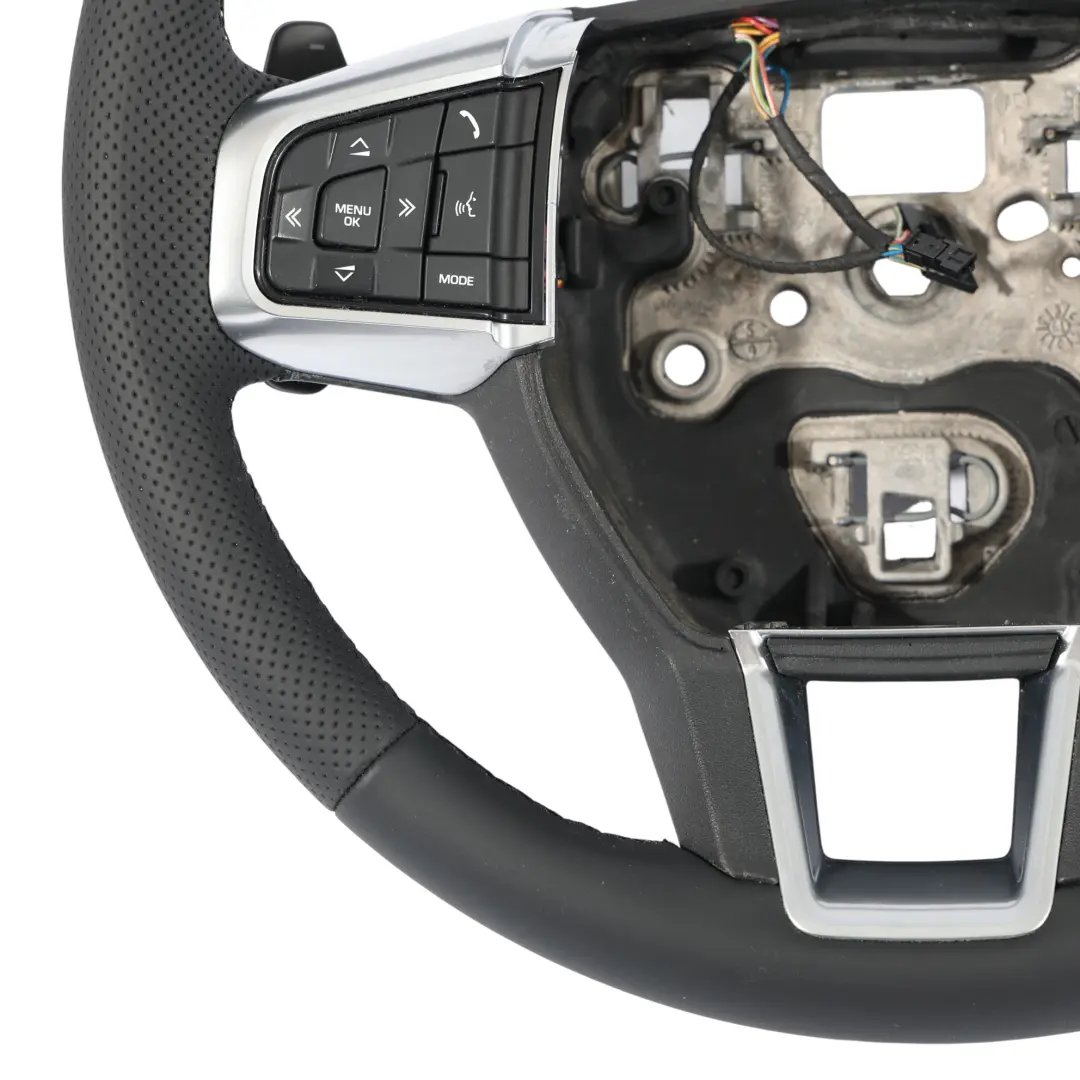 NUEVO Cuero Negro para Land Rover Discovery Sport L550 Volante con número de pieza FK72-3F563-HF Land Rover Discovery Sport L550 Volante NUEVO Cuero Negro - SKU FK72-3F563-HF-1 - Número de pieza FK72-3F563-HF