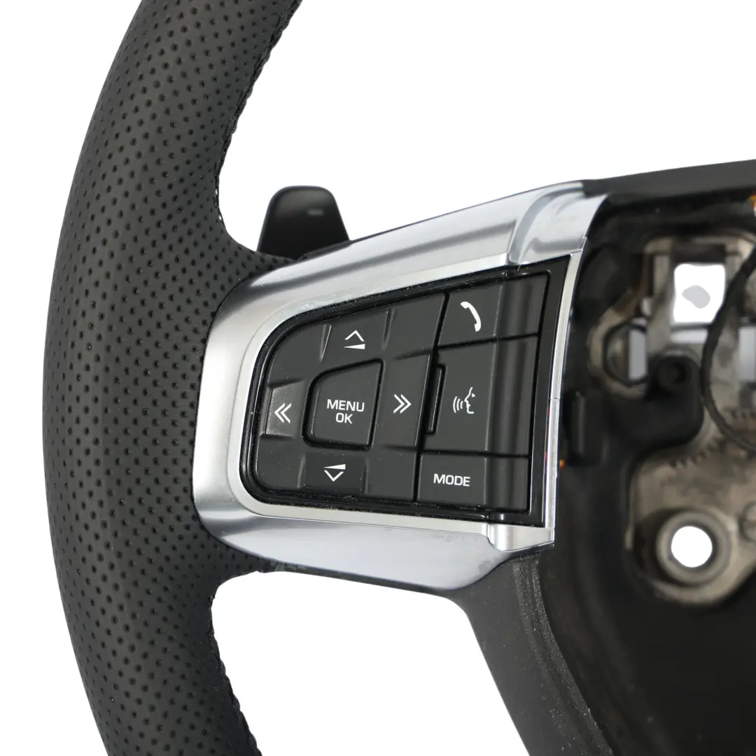 Land Rover Discovery Sport L550 Steering Wheel NEW Black Leather - SKU FK72-3F563-HF-1 - Part number FK72-3F563-HF