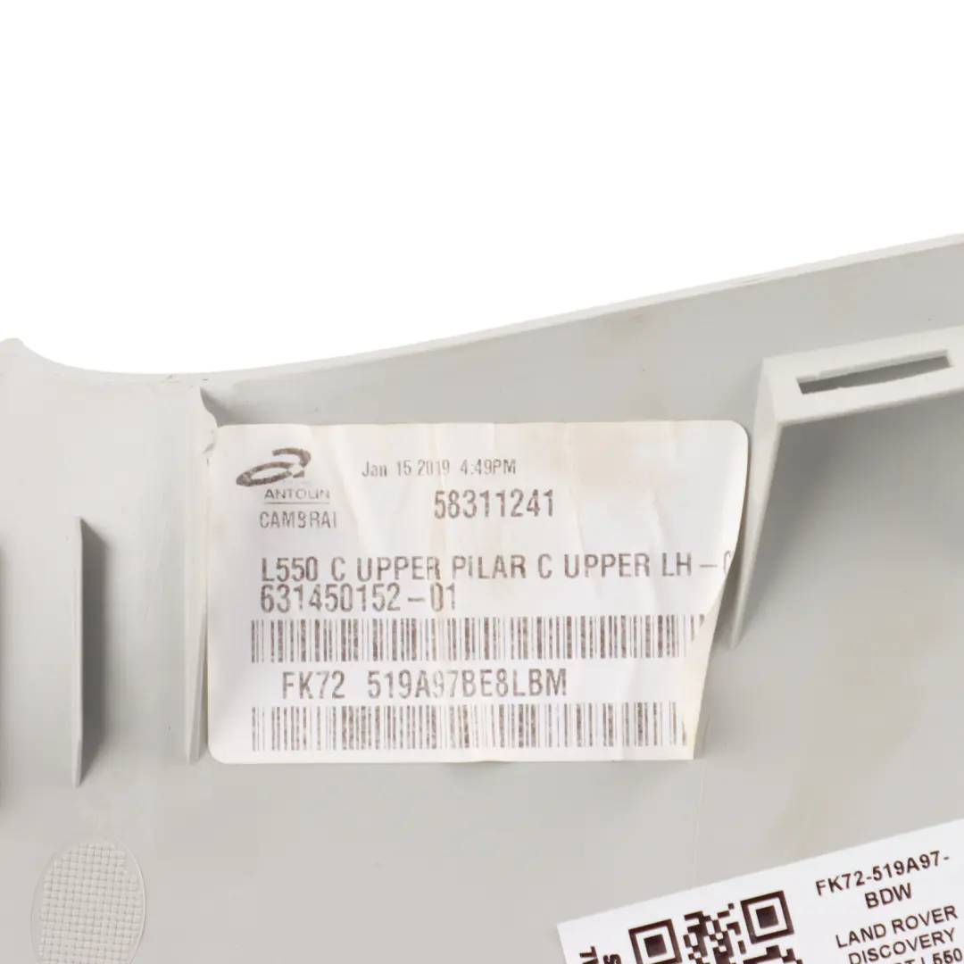 Osłona Słupka C Lewa FK72519A97BDW do Land Rover Discovery Sport L550 o numerze FK72-519A97-BDW Land Rover Discovery Sport L550 Osłona Słupka C Lewa FK72519A97BDW - SKU FK72-519A97-BDW - Numer Części FK72-519A97-BDW