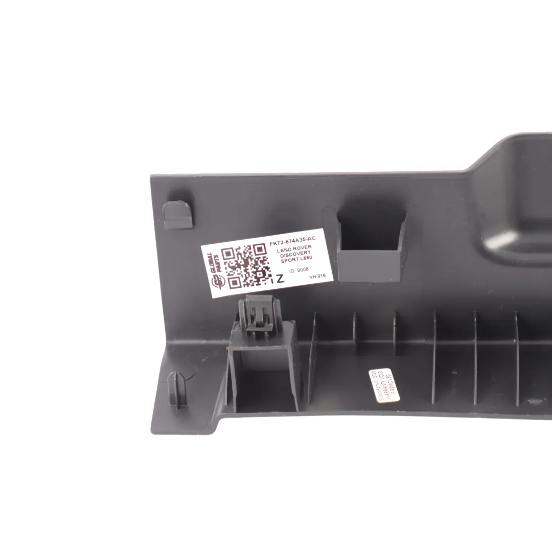 Trunk Trim Cover Left N/S to Land Rover Discovery Sport L550 Rear with Part number FK72-674A35-AC Land Rover Discovery Sport L550 Rear Trunk Trim Cover Left N/S - SKU FK72-674A35-AC - Part number FK72-674A35-AC