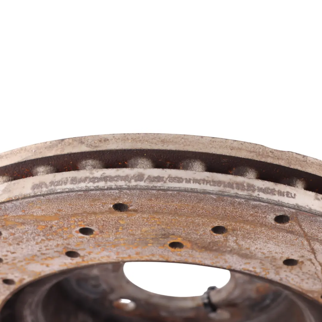 Audi S4 B8 S5 8T Q5 8R Front Brake Disc Pair Slotted Dimpled EBC 345x52 - SKU GD1844 - Part number GD1844