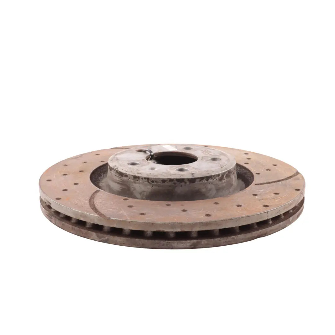 Front Brake Disc Pair Slotted Dimpled EBC 345x52 to Audi S4 B8 S5 8T Q5 8R with Part number GD1844 Audi S4 B8 S5 8T Q5 8R Front Brake Disc Pair Slotted Dimpled EBC 345x52 - SKU GD1844 - Part number GD1844