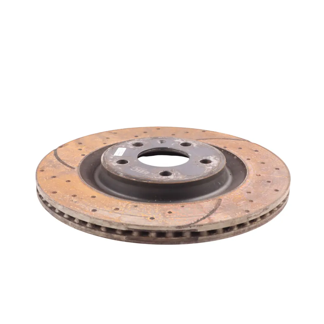 Front Brake Disc Pair Slotted Dimpled EBC 330x36 to Audi S4 B8 S5 8T Q5 8R with Part number GD1846 Audi S4 B8 S5 8T Q5 8R Front Brake Disc Pair Slotted Dimpled EBC 330x36 - SKU GD1846 - Part number GD1846