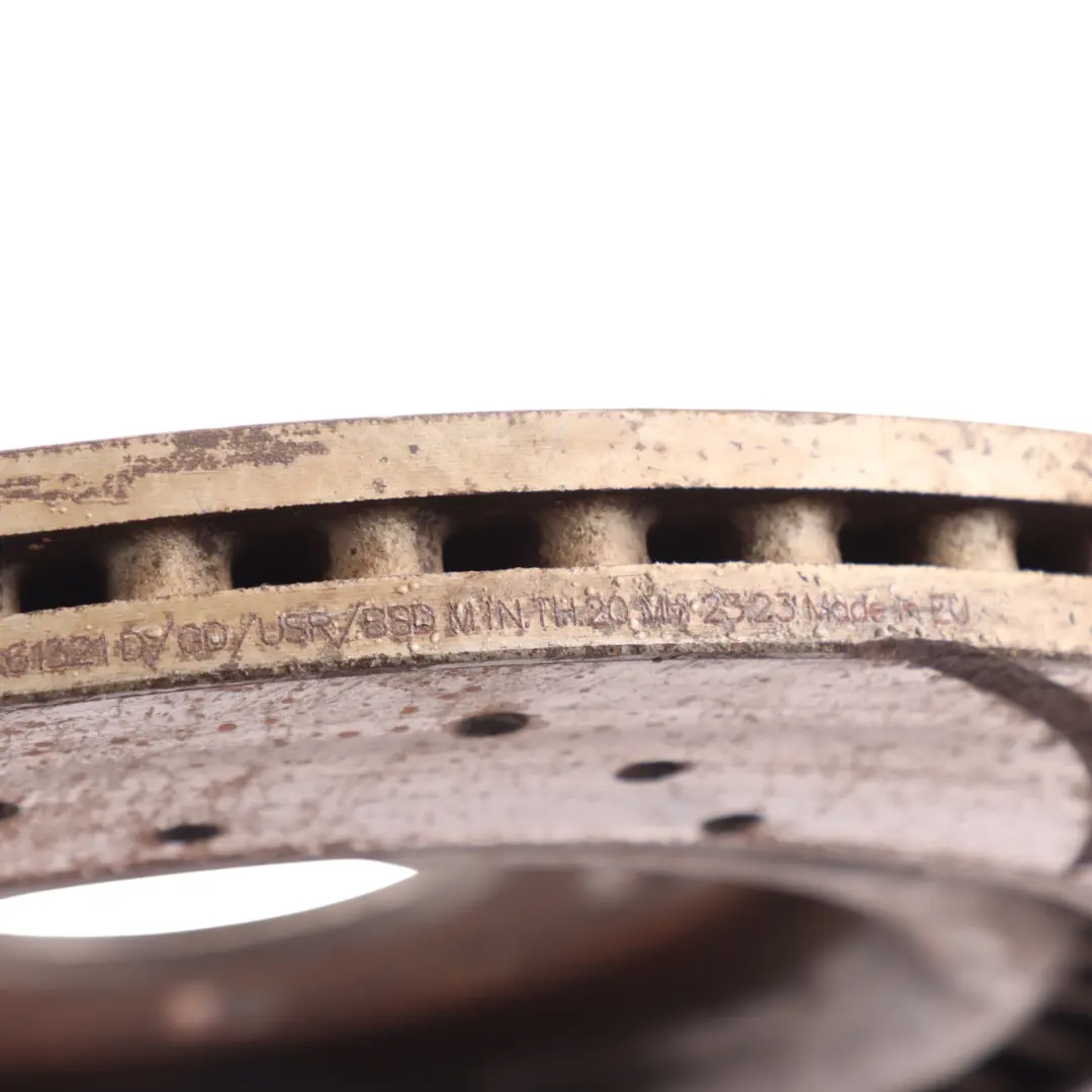 Audi S4 B8 S5 8T Q5 8R Front Brake Disc Pair Slotted Dimpled EBC 330x36 - SKU GD1846 - Part number GD1846