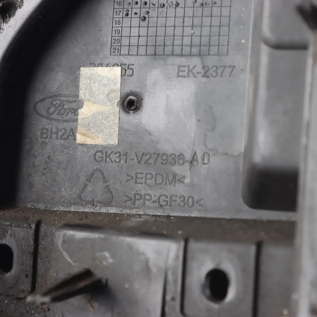 Mk8 Fuel Filler Flap Cap Panel Frozen White - Z2 to Ford Transit with Part number GK31-V27936-AD Ford Transit Mk8 Fuel Filler Flap Cap Panel Frozen White - Z2 - SKU GK31-V27936-AD-FW1 - Part number GK31-V27936-AD