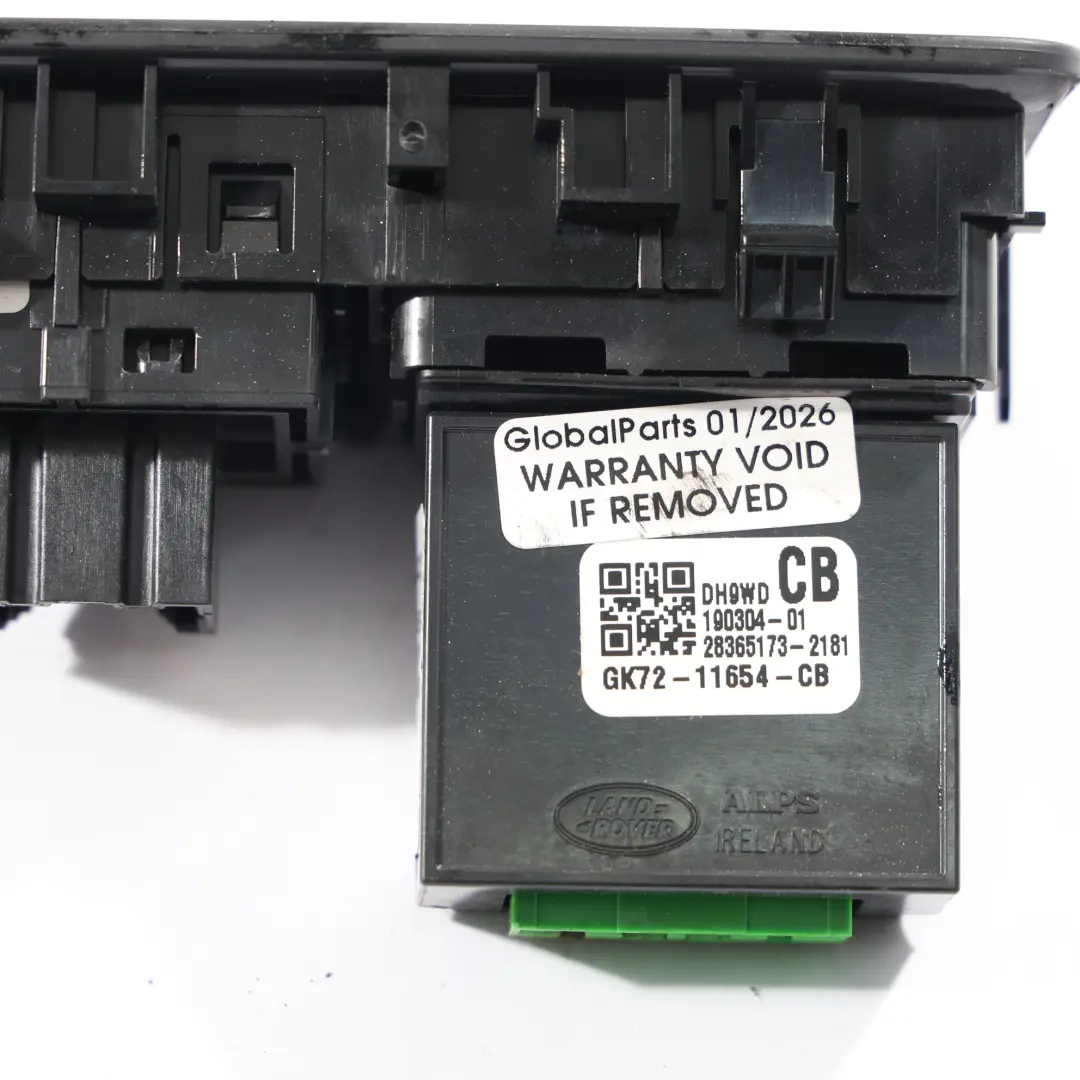 Interruttore Regolazione Altezza per Land Rover Discovery Sport L550 con numero di parte GK72-11654-CB Land Rover Discovery Sport L550 Interruttore Regolazione Altezza - SKU GK72-11654-CB - Numero di parte GK72-11654-CB