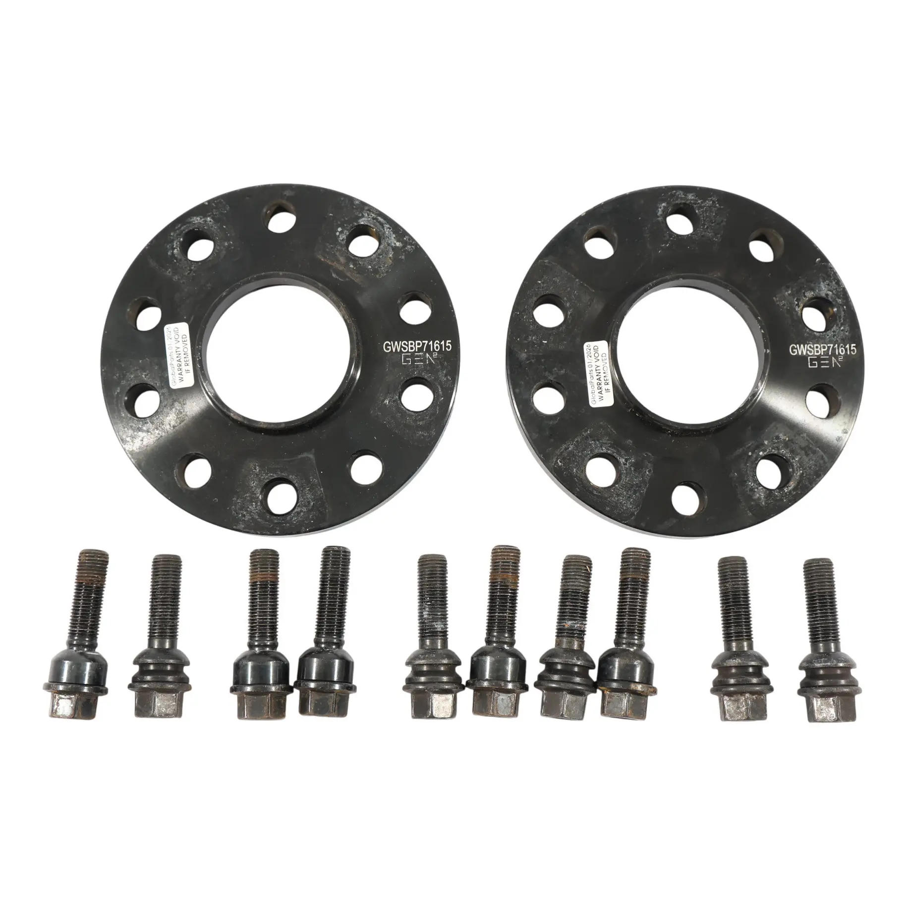 GEN2 Alloy Wheel Spacers Hubcentric Shims 5x130 71.6mm 15mm GWSBP71615