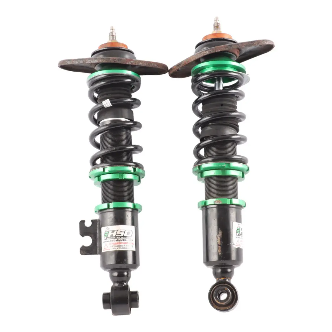Mini R53 Spring Strut Cooper S HSD MonoPro Rear Suspension Shock Absorber Set