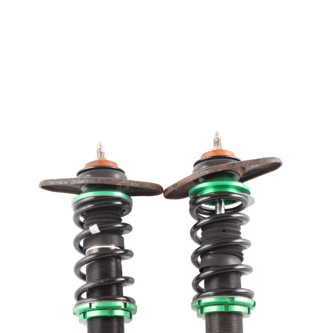 Strut Cooper S HSD MonoPro Rear Suspension Shock Absorber Set to Mini R53 Spring with Part number HSD-R53 Mini R53 Spring Strut Cooper S HSD MonoPro Rear Suspension Shock Absorber Set - SKU HSD-R53 - Part number HSD-R53