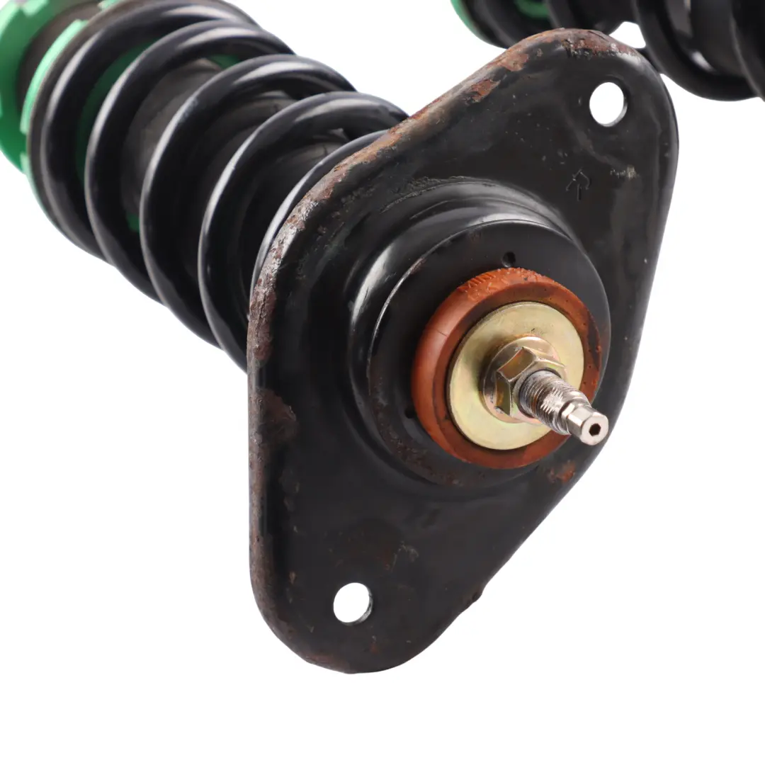 Strut Cooper S HSD MonoPro Rear Suspension Shock Absorber Set to Mini R53 Spring with Part number HSD-R53 Mini R53 Spring Strut Cooper S HSD MonoPro Rear Suspension Shock Absorber Set - SKU HSD-R53 - Part number HSD-R53