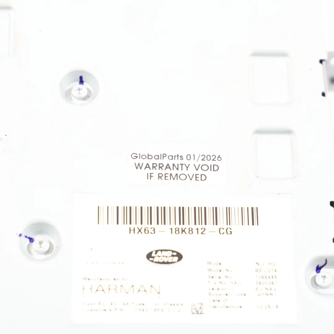 Navigatore Radio Lettore CD per Land Rover Discovery Sport L550 con numero di parte HX63-18K812-CG Land Rover Discovery Sport L550 Navigatore Radio Lettore CD - SKU HX63-18K812-CG - Numero di parte HX63-18K812-CG