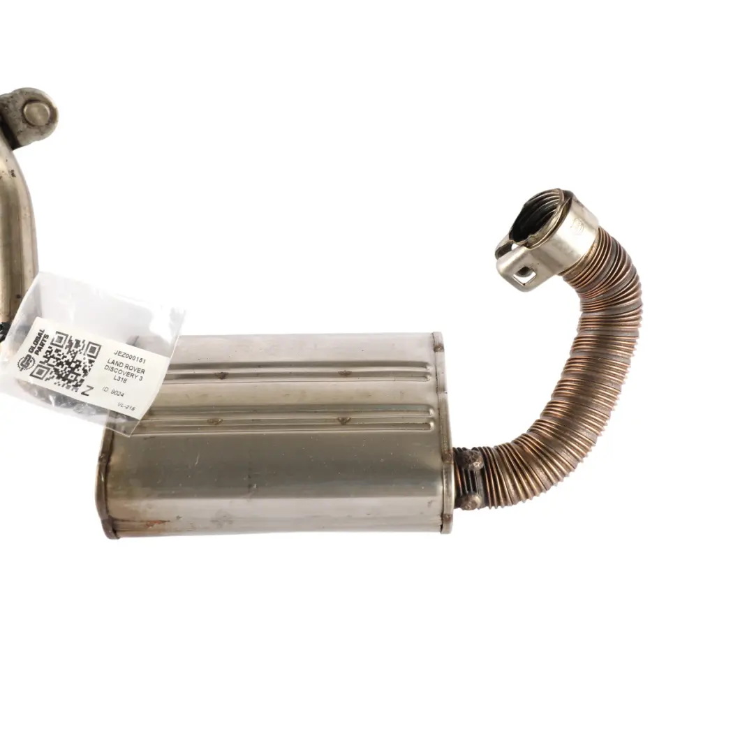 Burning Heater Silencer Muffler to Land Rover Discovery 3 Rear Fuel with Part number JEZ000151 Land Rover Discovery 3 Rear Fuel Burning Heater Silencer Muffler - SKU JEZ000151 - Part number JEZ000151