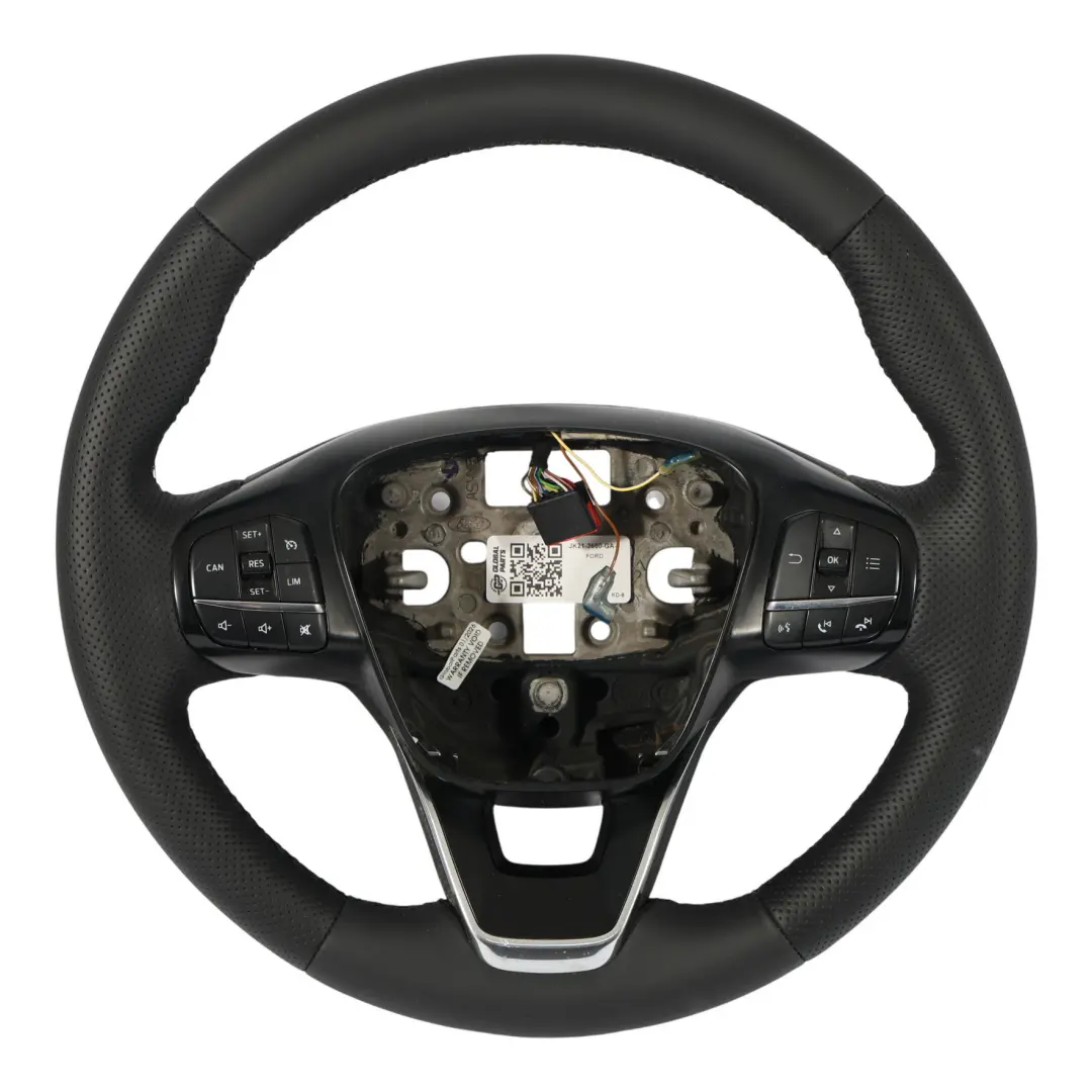 NUEVO Cuero Negro Multifunción para Ford Transit Custom Volante con número de pieza JK21-3600-GA Ford Transit Custom Volante NUEVO Cuero Negro Multifunción - SKU JK21-3600-GA-1 - Número de pieza JK21-3600-GA