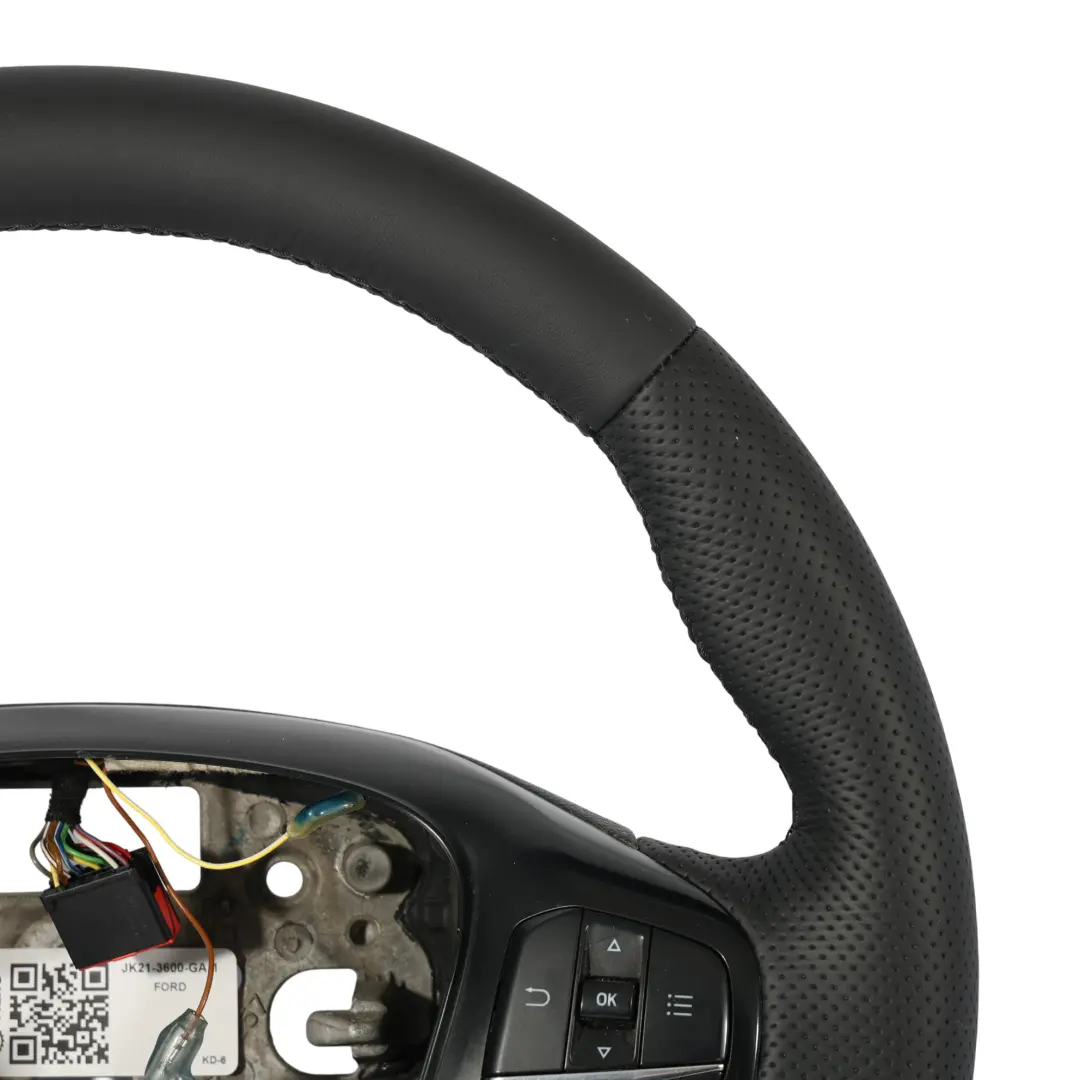 NUEVO Cuero Negro Multifunción para Ford Transit Custom Volante con número de pieza JK21-3600-GA Ford Transit Custom Volante NUEVO Cuero Negro Multifunción - SKU JK21-3600-GA-1 - Número de pieza JK21-3600-GA