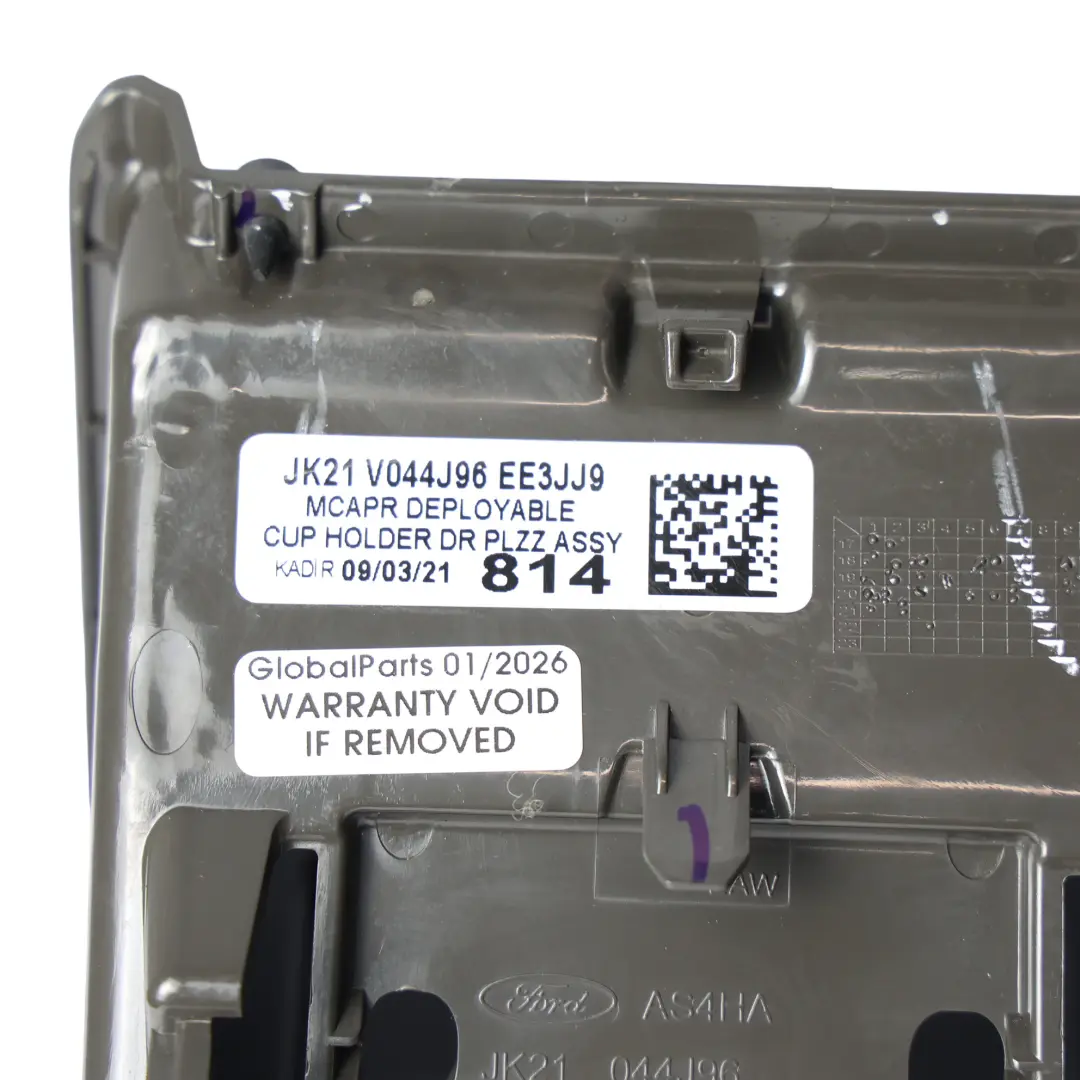 Ford Transit Custom Dash Flip Down Cup Holder Assembly - SKU JK21-V044J96-EE - Part number JK21-V044J96-EE