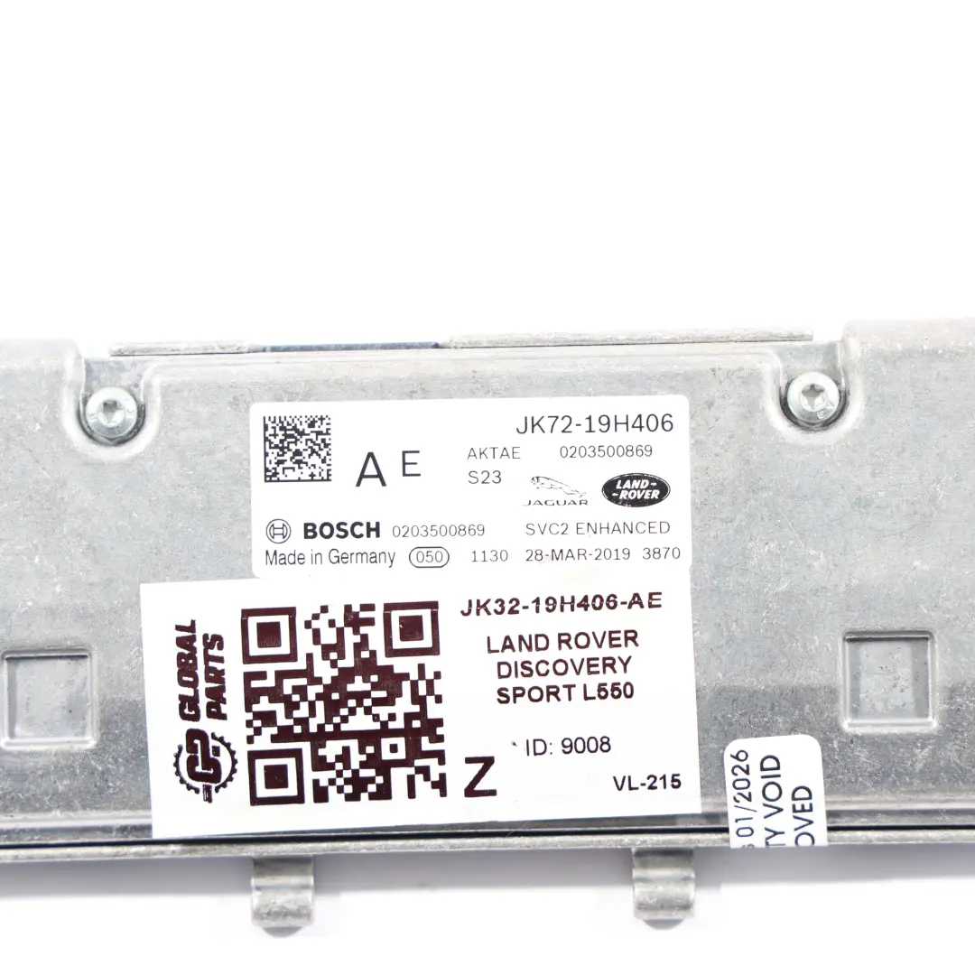 Land Rover Discovery Sport L550 Kamera Przednia Asystent Pasa JK3219H406AE - SKU JK32-19H406-AE - Numer Części JK32-19H406-AE