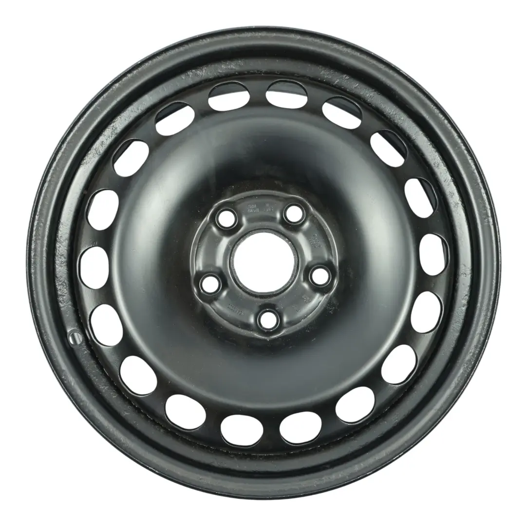 Volkswagen SEAT Skoda Audi Wheel Rim Steel Black 16" 7J ET:45 5x112 - SKU KBA43930-1 - Part number KBA43930
