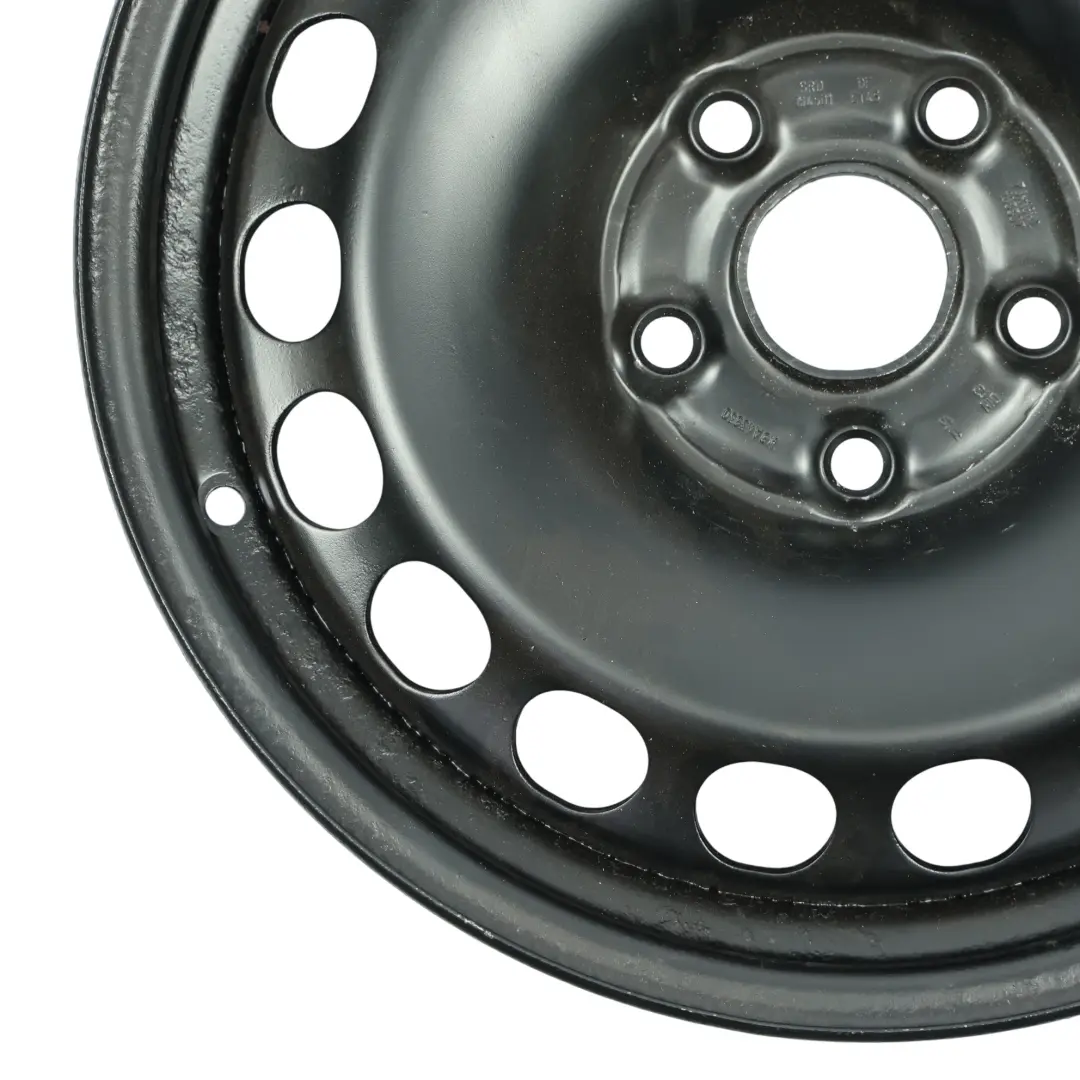Llanta Acero Negro 16" 7J ET:45 5X112 para Volkswagen SEAT Skoda Audi con número de pieza KBA43930 Volkswagen SEAT Skoda Audi Llanta Acero Negro 16" 7J ET:45 5X112 - SKU KBA43930-1 - Número de pieza KBA43930