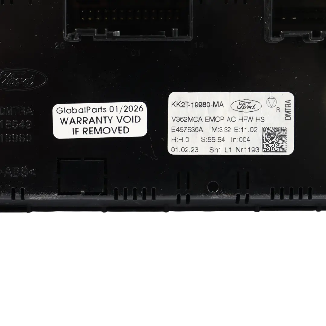 Riscaldatore Unità Controllo Aria Condizionata per Ford Transit Custom con numero di parte KK2T-19980-MA Ford Transit Custom Riscaldatore Unità Controllo Aria Condizionata - SKU KK2T-19980-MA - Numero di parte KK2T-19980-MA