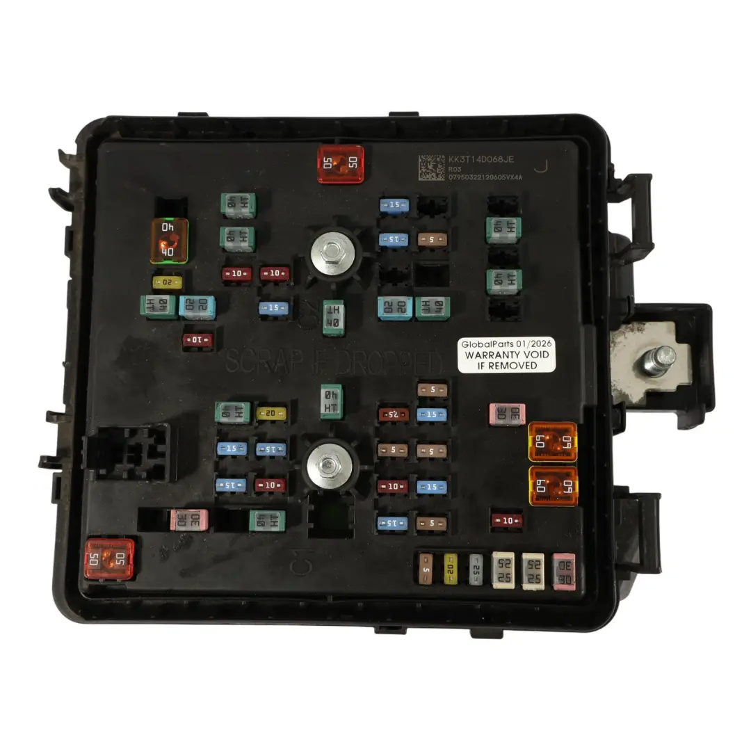 Scatola Fusibili Relè Di Distribuzione 2.0 D per Ford Transit VIII con numero di parte KK3T-14D068-JE Ford Transit VIII Scatola Fusibili Relè Di Distribuzione 2.0 D - SKU KK3T-14D068-JE-1 - Numero di parte KK3T-14D068-JE