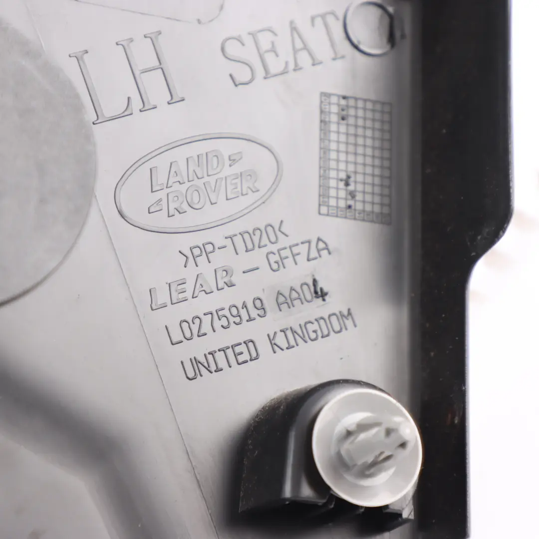 Range Rover L405 Inner Seat Trim Panel Cover Rear Left N/S - SKU L0275919 - Part number L0275919