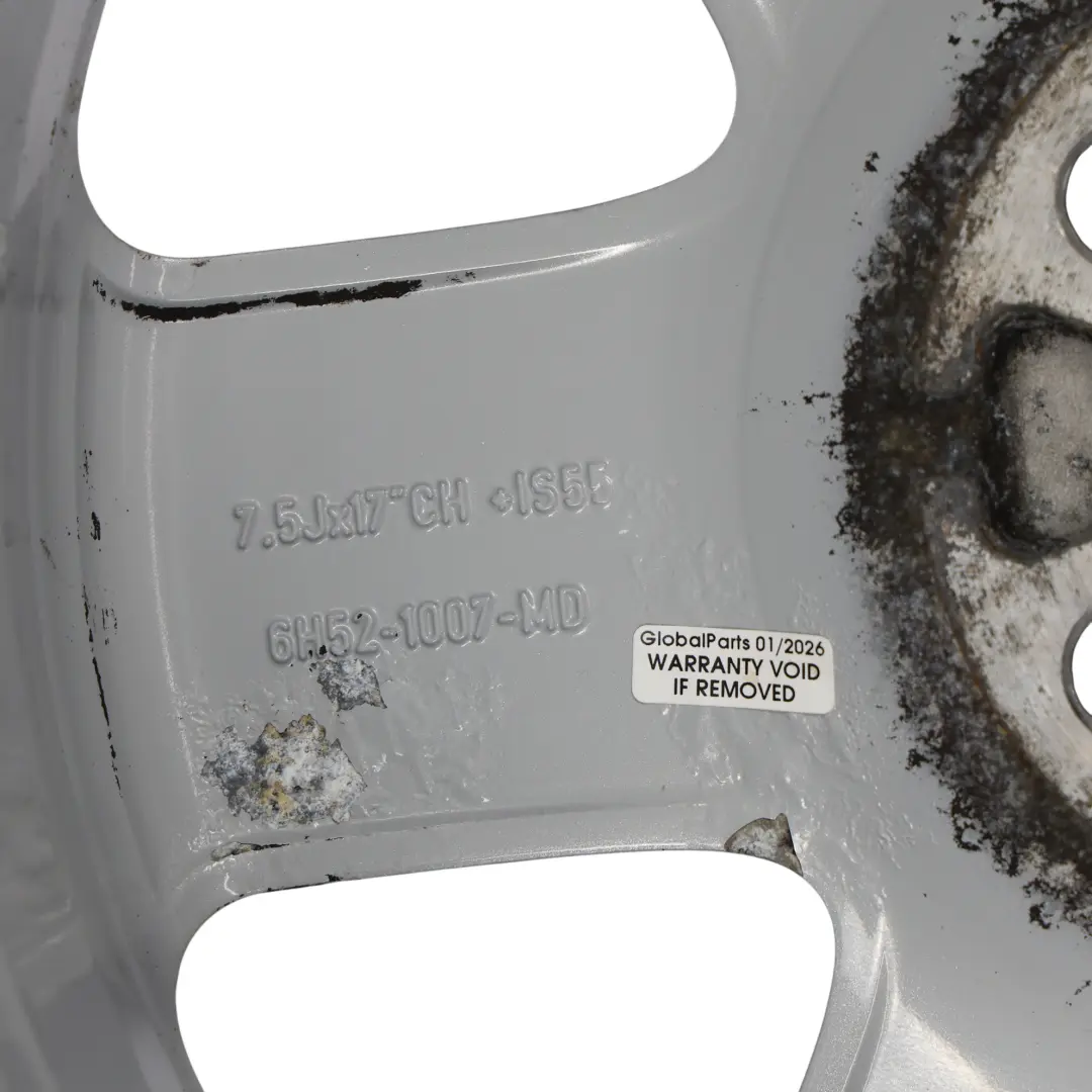 L358 Wheel Rim Alloy Silver 17" 7,5J ET:55 6H52-1007-MD to Land Rover Freelander 2 with Part number LR006681 Land Rover Freelander 2 L358 Wheel Rim Alloy Silver 17" 7,5J ET:55 6H52-1007-MD - SKU LR006681-1 - Part number LR006681