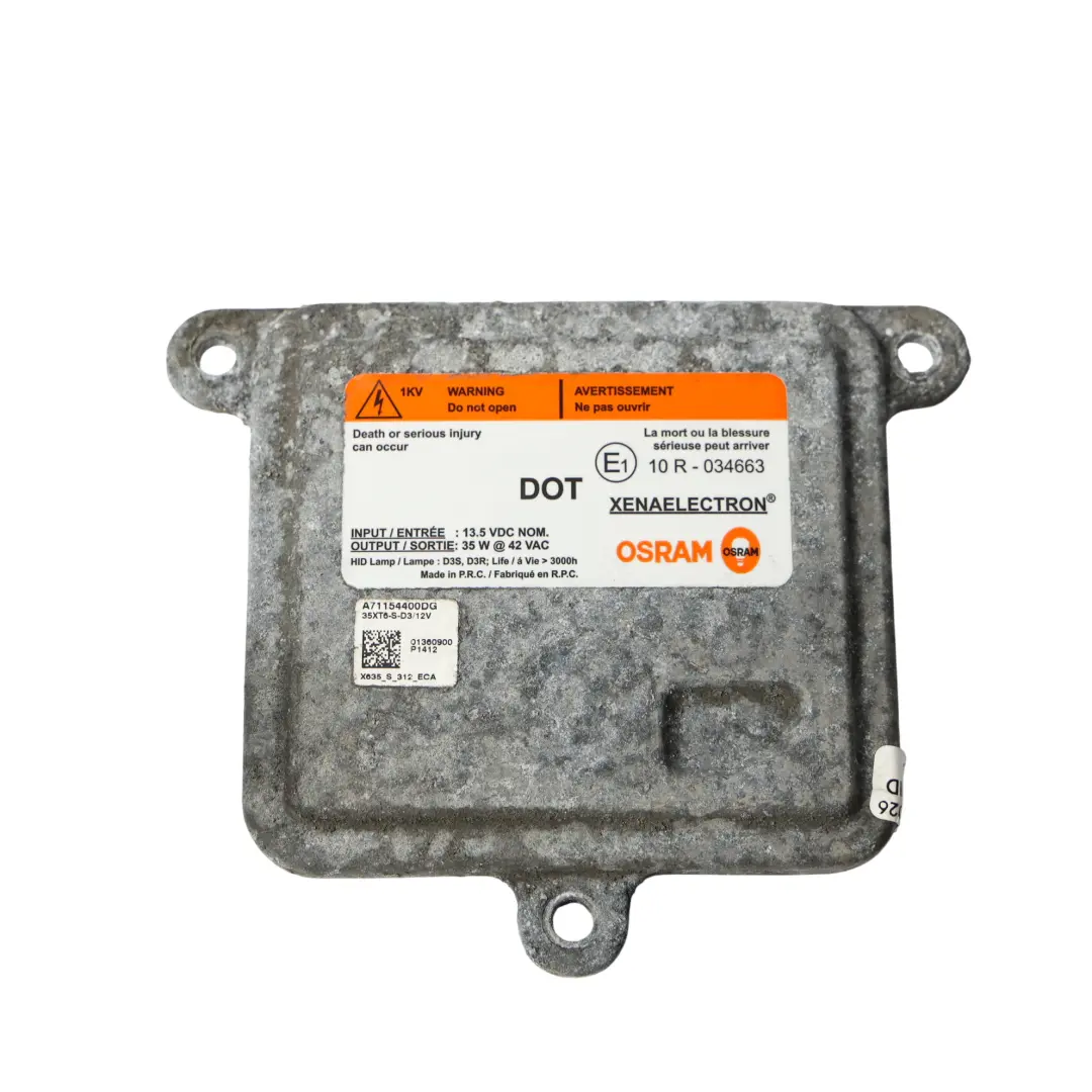 Module De Ballast Phare Au Xénon A71154400DG pour Land Rover Range Rover Evoque L538 à propos du numéro de pièce LR025157 Land Rover Range Rover Evoque L538 Module De Ballast Phare Au Xénon A71154400DG - SKU LR025157 - Numéro de pièce LR025157