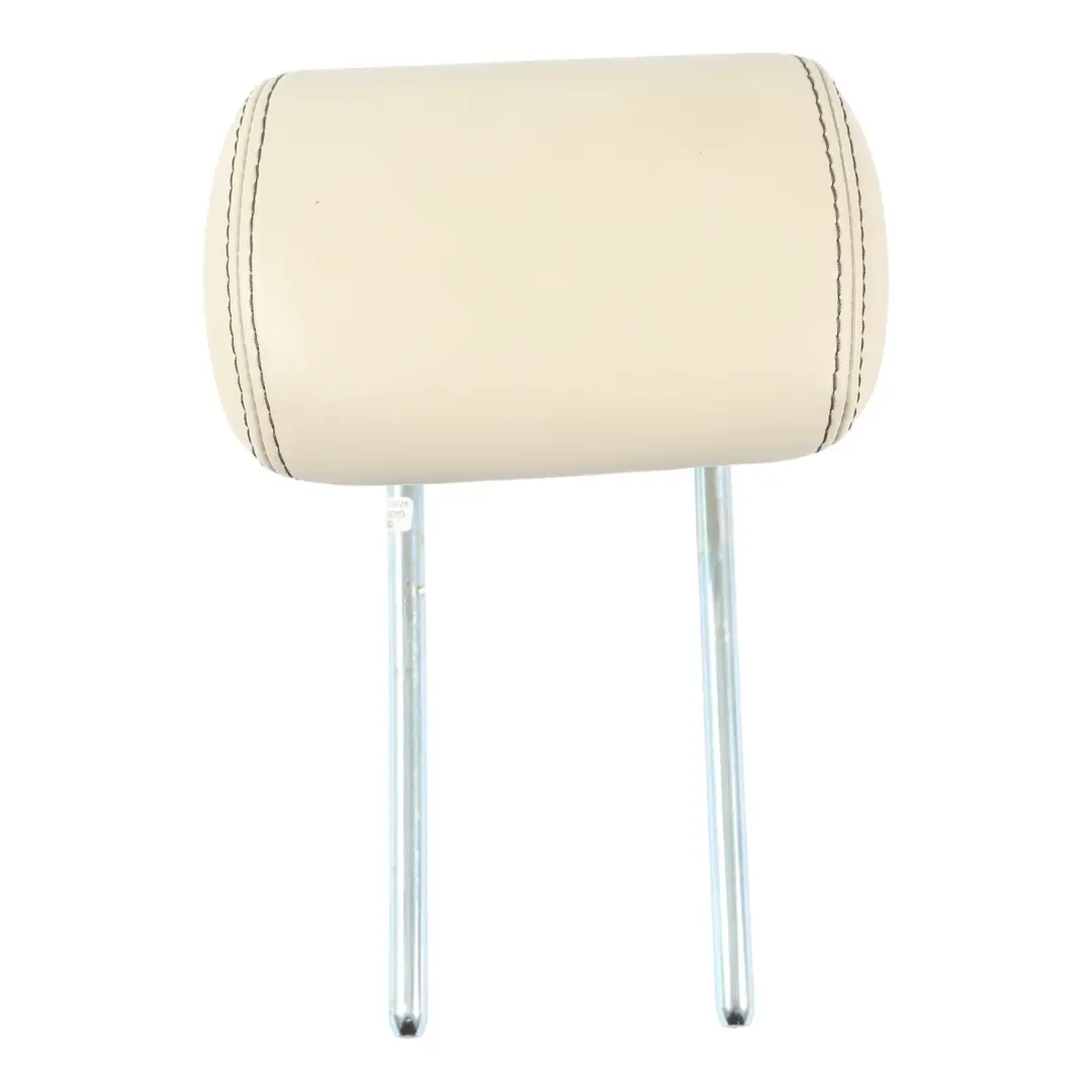 Centre Headrest Leather Ivory Brown Stitch to Range Rover Evoque L538 Rear Seat with Part number LR026851 Range Rover Evoque L538 Rear Seat Centre Headrest Leather Ivory Brown Stitch - SKU LR026851 - Part number LR026851