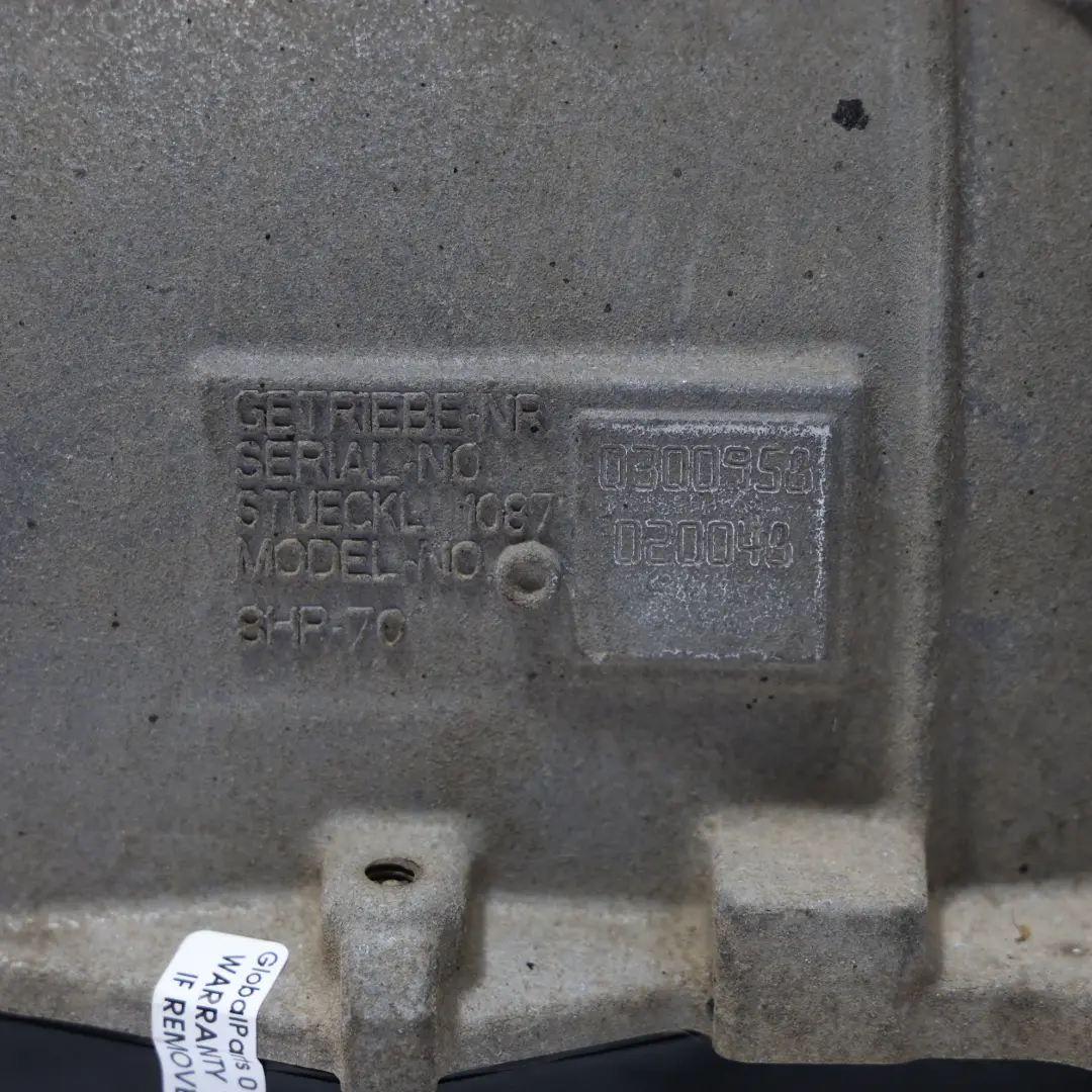 4,4 Transmisión Automática 8HP70 CPLA-7000-CC GARANTÍA para Range Rover L405 con número de pieza LR036587 Range Rover L405 4,4 Transmisión Automática 8HP70 CPLA-7000-CC GARANTÍA - SKU LR036587 - Número de pieza LR036587
