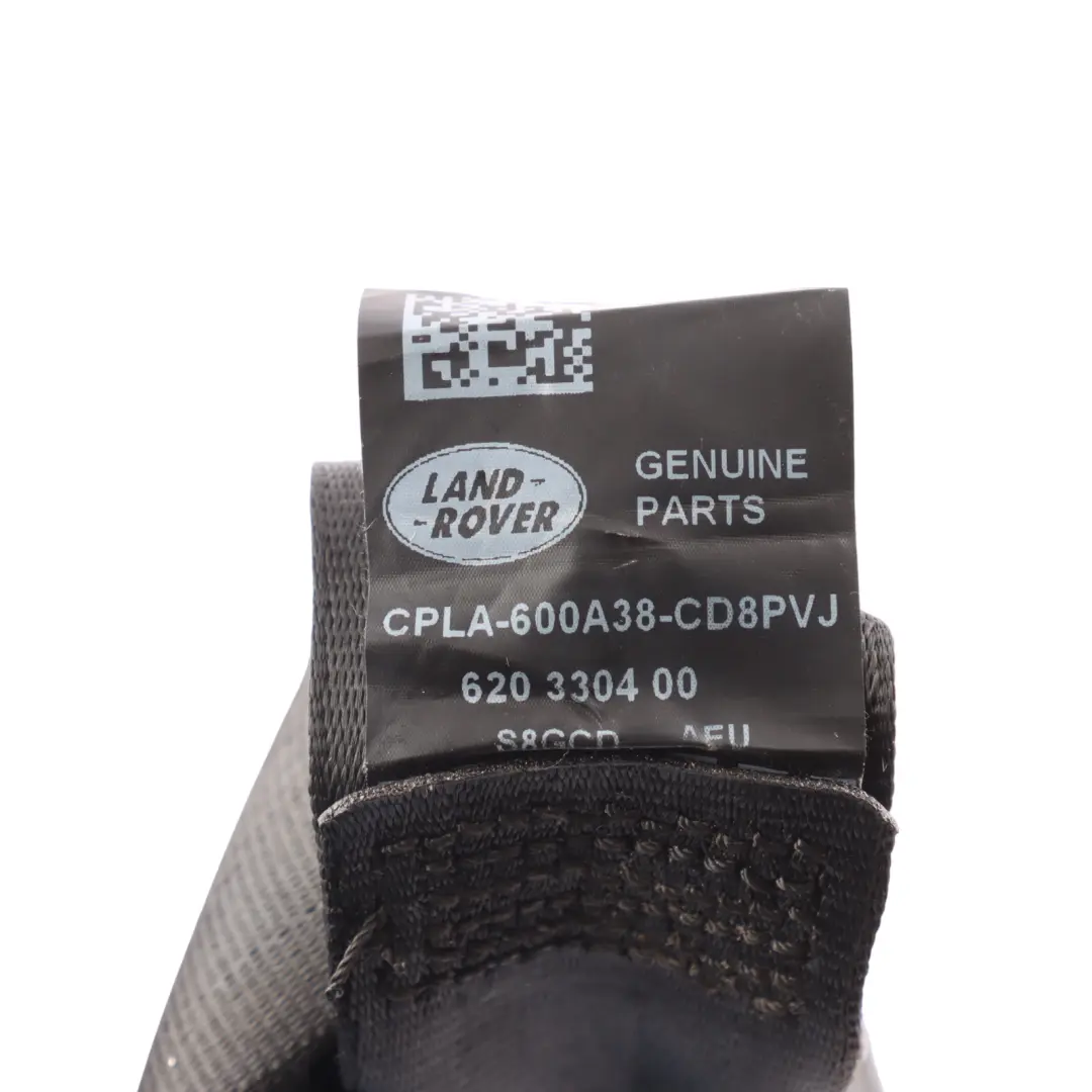 Range Rover L405 Rear Centre Seat Belt Seatbelt Black CPLA-600A38-CD8PVJ - SKU LR037495 - Part number LR037495