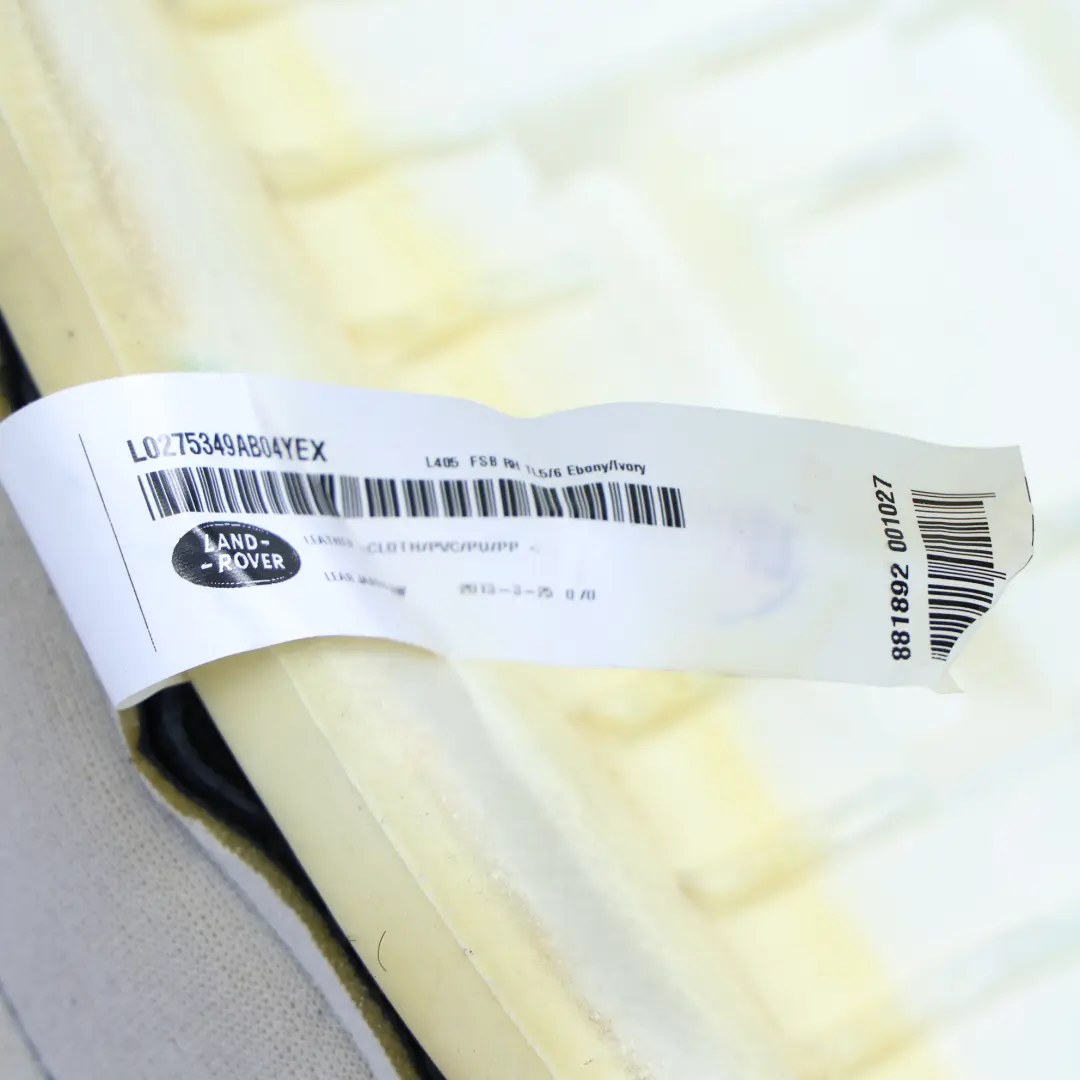 Housse De Dossier De Siège Avant Droit En Cuir pour Range Rover L405 à propos du numéro de pièce LR038902 Range Rover L405 Housse De Dossier De Siège Avant Droit En Cuir - SKU LR038902 - Numéro de pièce LR038902