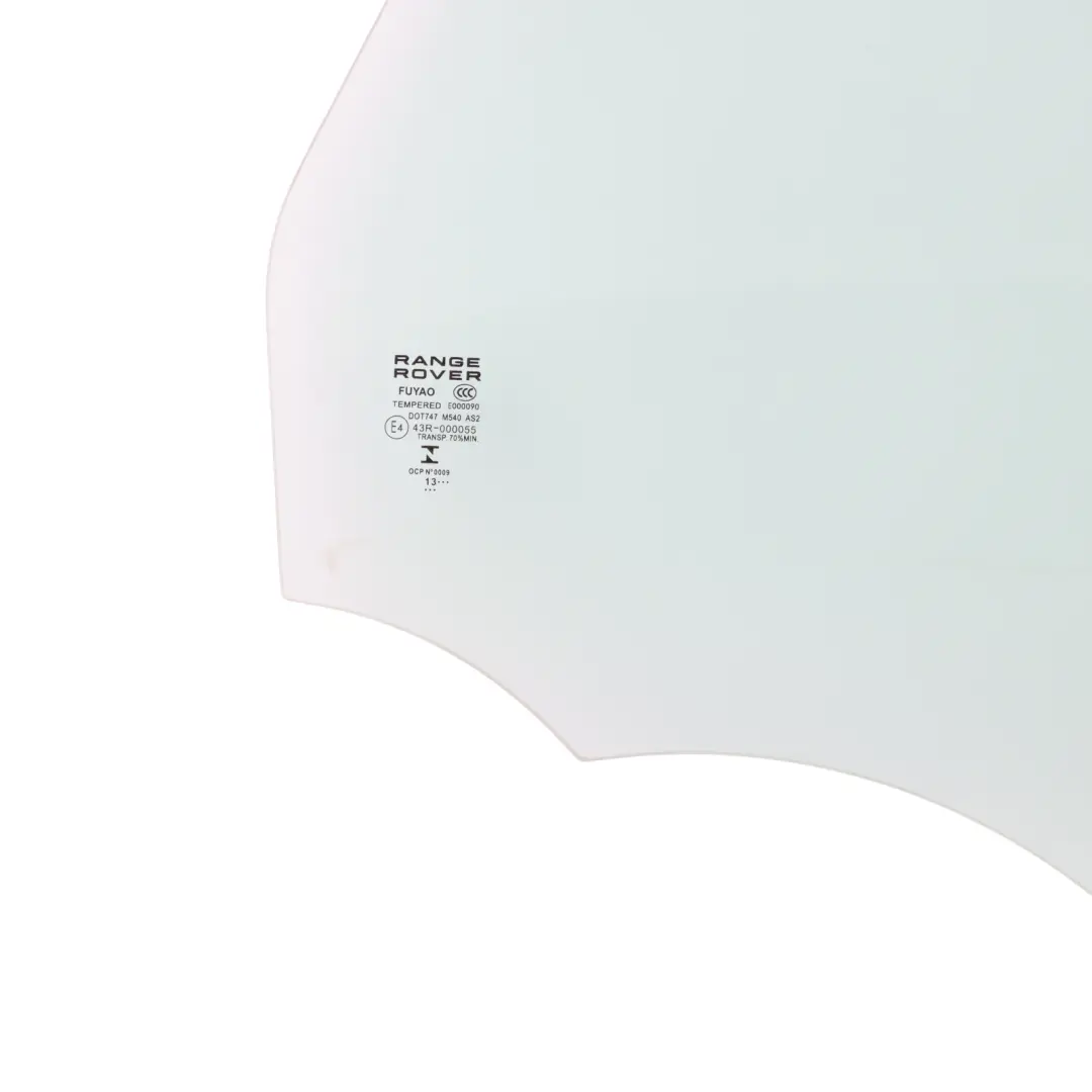 Vitre Latérale Porte Arrière Gauche AS2 BJ322-5712-AF pour Range Rover Evoque L538 à propos du numéro de pièce LR044529 Range Rover Evoque L538 Vitre Latérale Porte Arrière Gauche AS2 BJ322-5712-AF - SKU LR044529 - Numéro de pièce LR044529