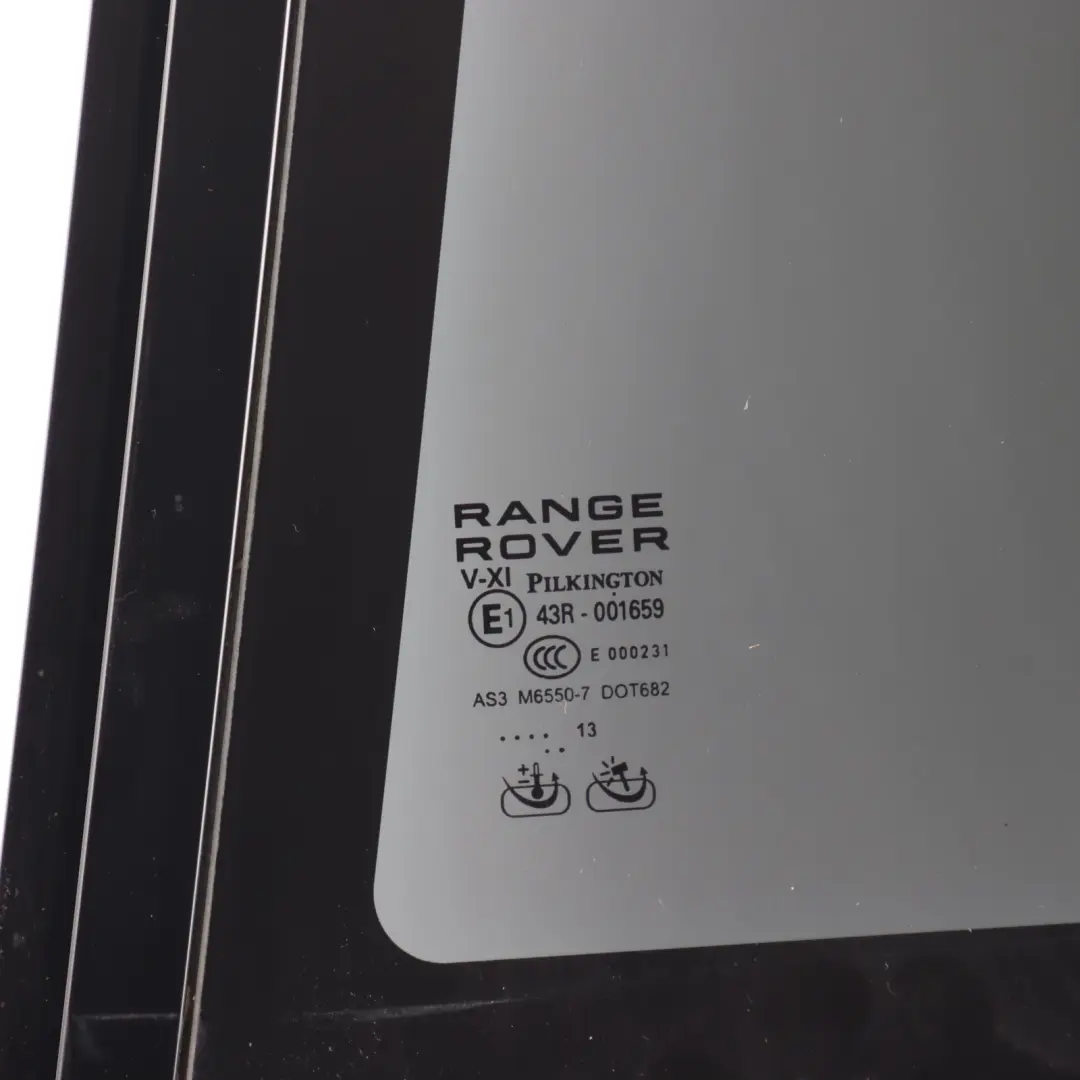 Fixed Window Glass Tinted AS3 Door Left N/S to Range Rover L405 Rear with Part number LR046788 Range Rover L405 Rear Fixed Window Glass Tinted AS3 Door Left N/S - SKU LR046788 - Part number LR046788