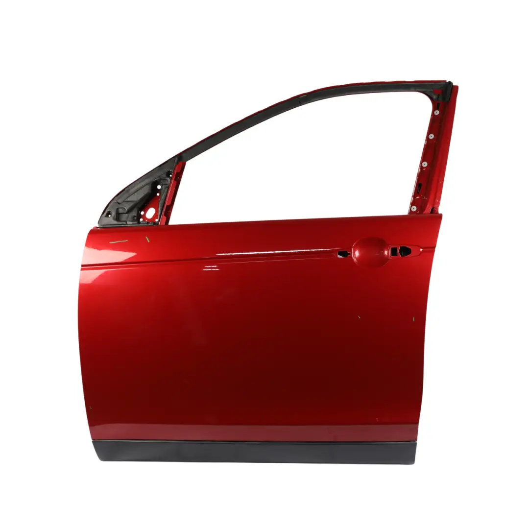 Door Front Left N/S Firenze Red - 868 to Land Rover Discovery Sport L550 with Part number LR061283 Land Rover Discovery Sport L550 Door Front Left N/S Firenze Red - 868 - SKU LR061283-FIRE - Part number LR061283