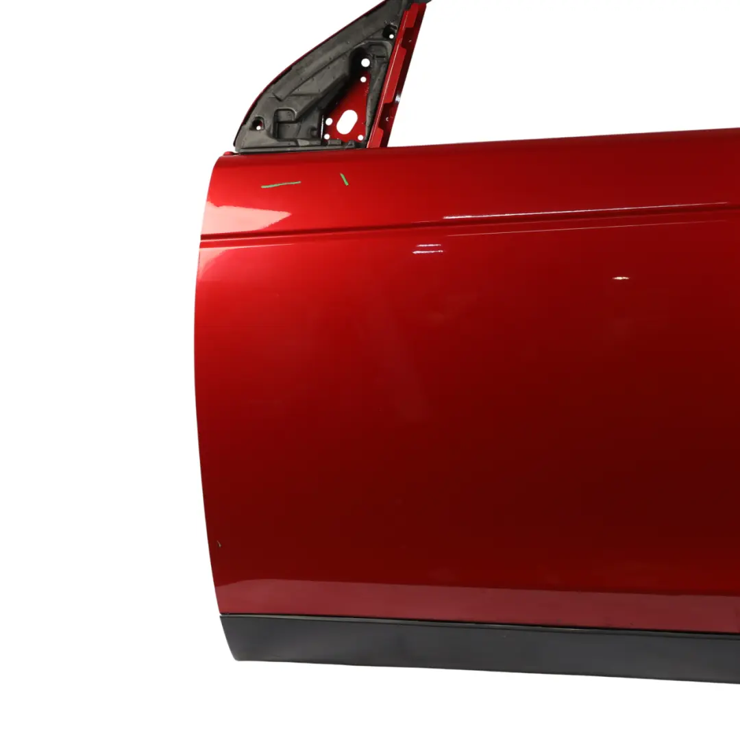 Door Front Left N/S Firenze Red - 868 to Land Rover Discovery Sport L550 with Part number LR061283 Land Rover Discovery Sport L550 Door Front Left N/S Firenze Red - 868 - SKU LR061283-FIRE - Part number LR061283