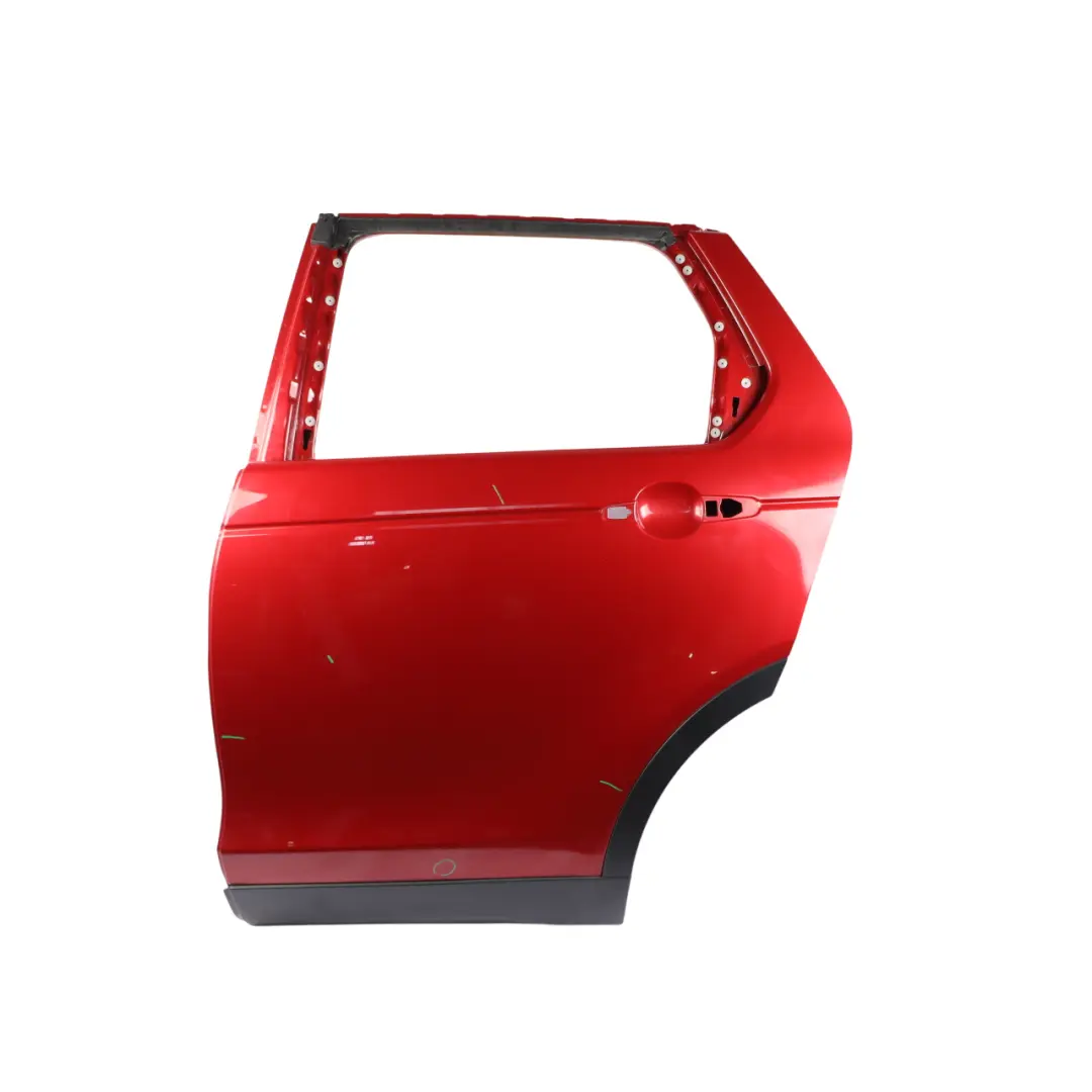 Door Rear Left N/S Firenze Red - 868 to Land Rover Discovery Sport L550 with Part number LR061285 Land Rover Discovery Sport L550 Door Rear Left N/S Firenze Red - 868 - SKU LR061285-FIRE - Part number LR061285