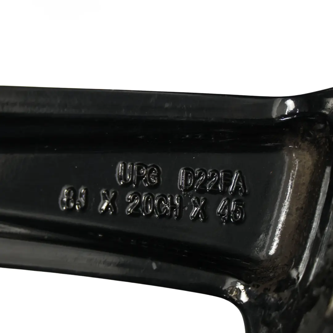 Land Rover Discovery Sport L550 Black Wheel Alloy Rim 20" 8J ET:45 FK7M-1007-MB - SKU LR074095-3 - Part number LR074095