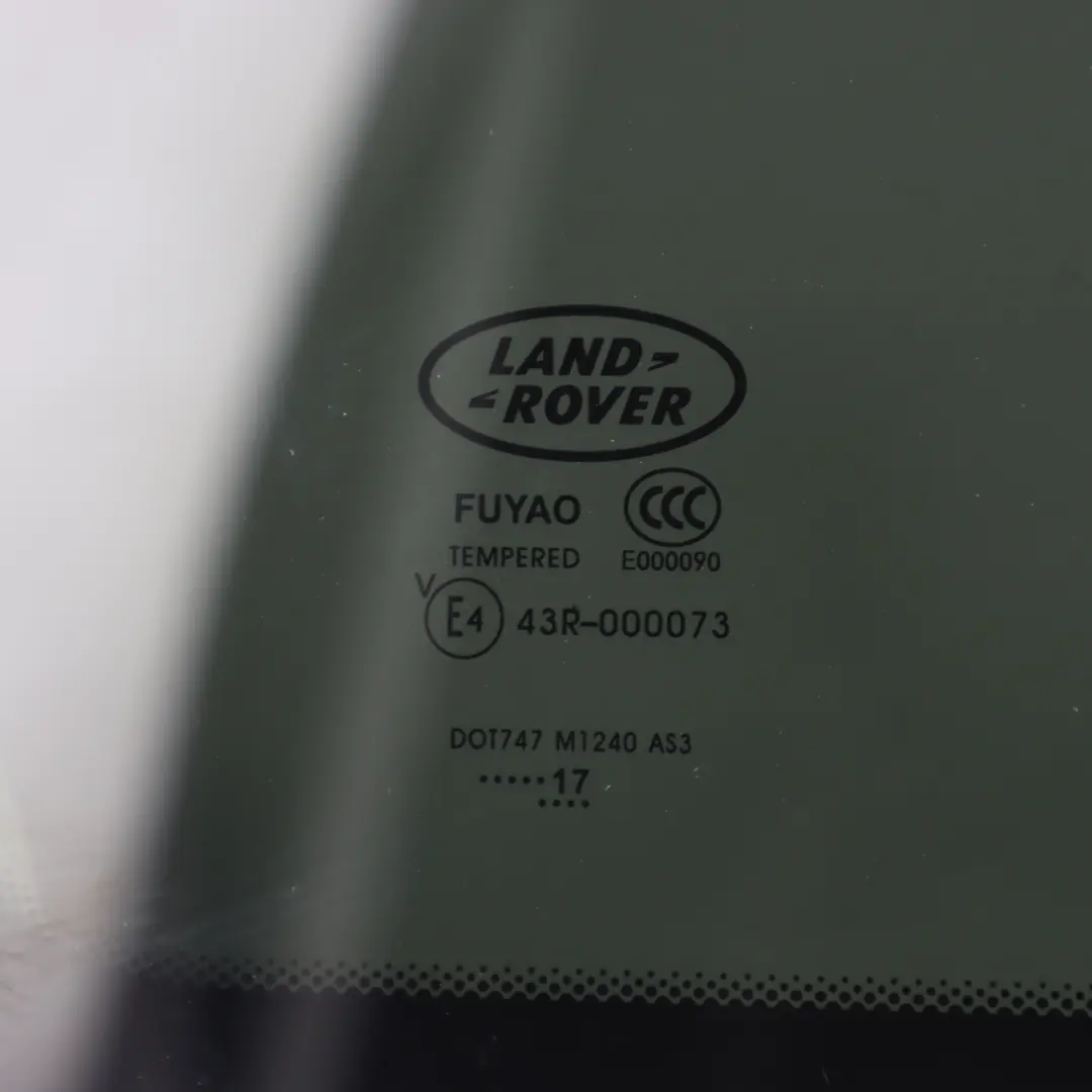 Land Rover Discovery Sport L550 Cristal Ventanilla Trasera Derecha - SKU LR078379 - Número de pieza LR078379