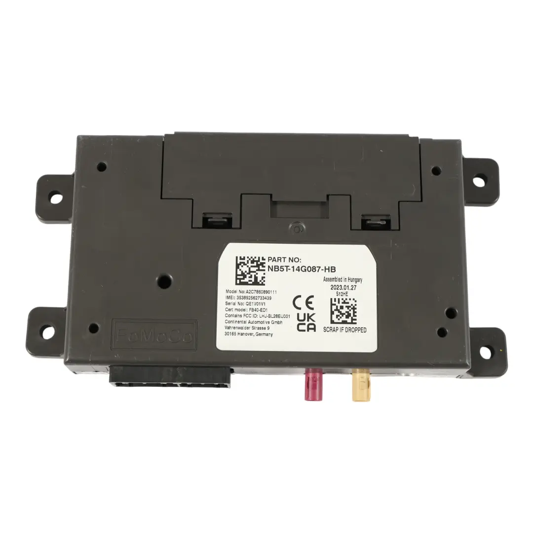 Bluetooth Unidad De Control Módulo ECU para Ford Transit Custom con número de pieza NB5T-14G087-HB Ford Transit Custom Bluetooth Unidad De Control Módulo ECU - SKU NB5T-14G087-HB - Número de pieza NB5T-14G087-HB