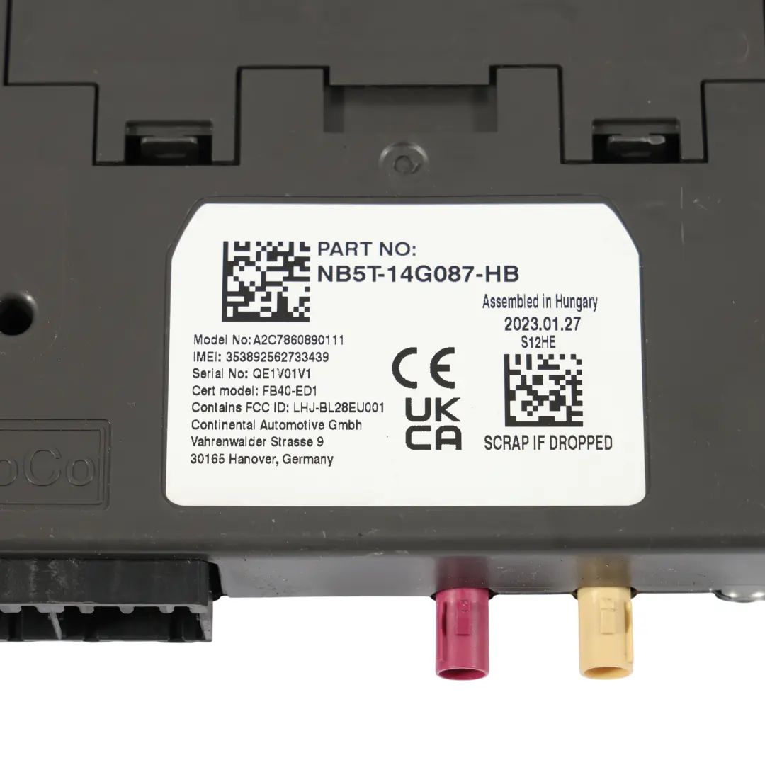 Modulo Di Controllo Bluetooth ECU per Ford Transit Custom con numero di parte NB5T-14G087-HB Ford Transit Custom Modulo Di Controllo Bluetooth ECU - SKU NB5T-14G087-HB - Numero di parte NB5T-14G087-HB
