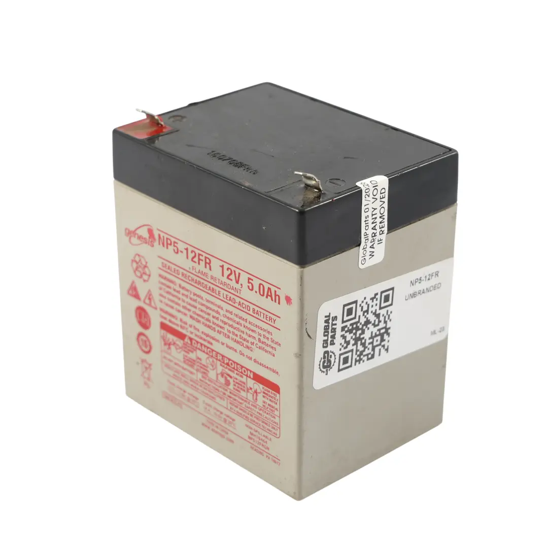 EnerSys Genesis Batteria NP Batteria Elettrica Ricaricabile 12V 5Ah per con numero di parte NP5-12FR EnerSys Genesis Batteria NP Batteria Elettrica Ricaricabile 12V 5Ah - SKU NP5-12FR - Numero di parte NP5-12FR