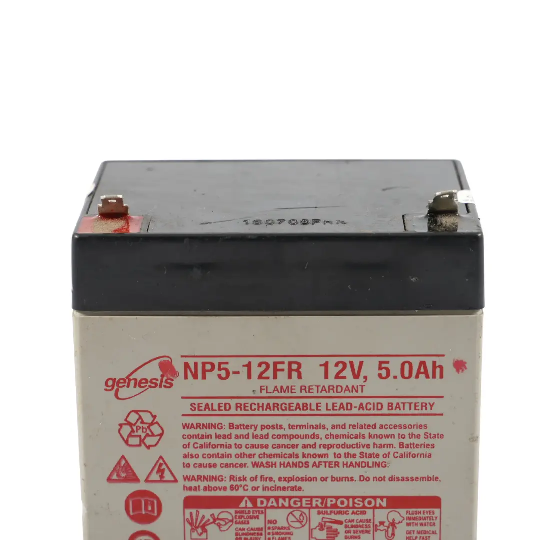  Enersys Genesis NP Akku Wiederaufladbare Elektrische Batterie 12V 5Ah - SKU NP5-12FR - Teilenummer NP5-12FR