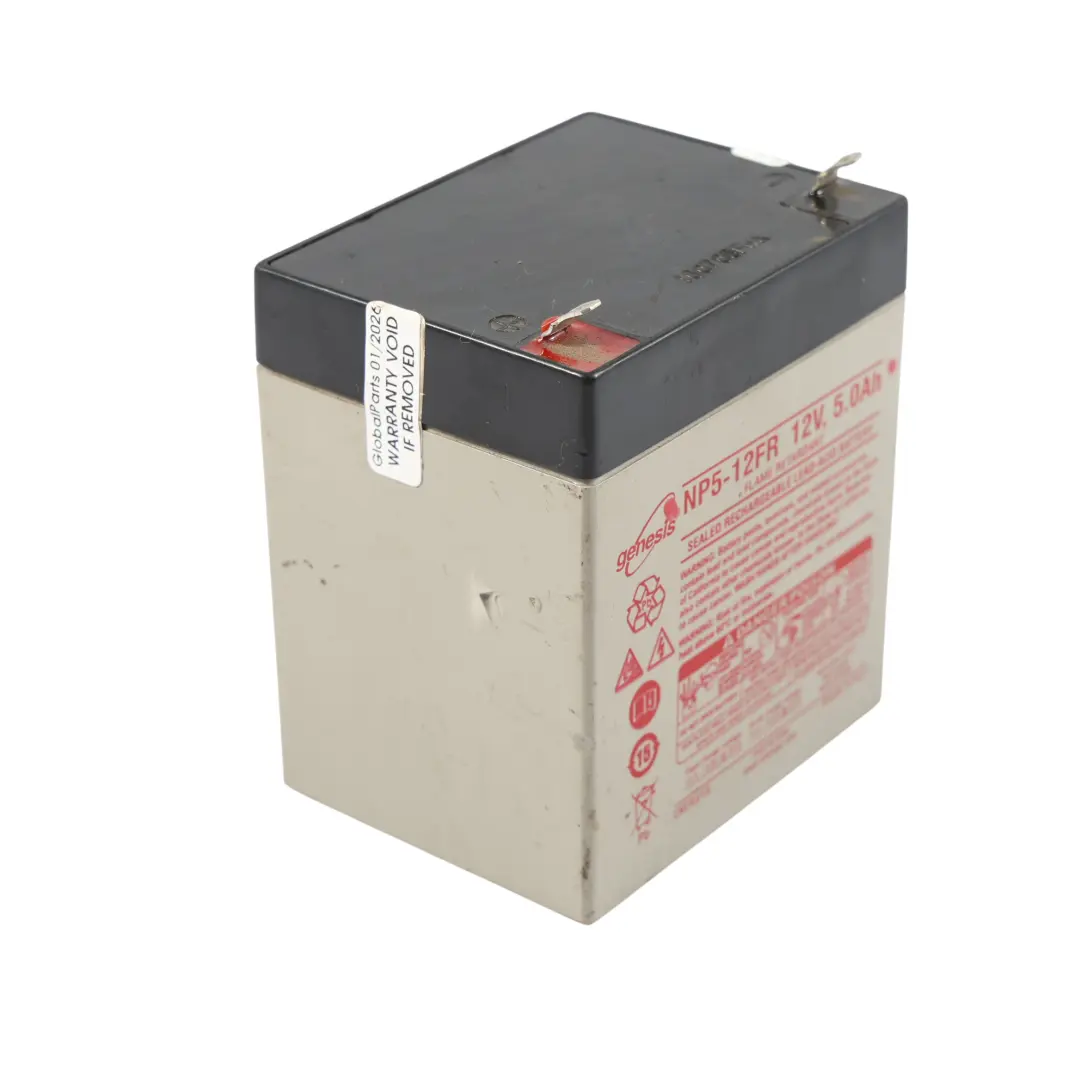 EnerSys Genesis NP Batería Unidad Recargable Batería Eléctrica 12V 5Ah para con número de pieza NP5-12FR EnerSys Genesis NP Batería Unidad Recargable Batería Eléctrica 12V 5Ah - SKU NP5-12FR - Número de pieza NP5-12FR