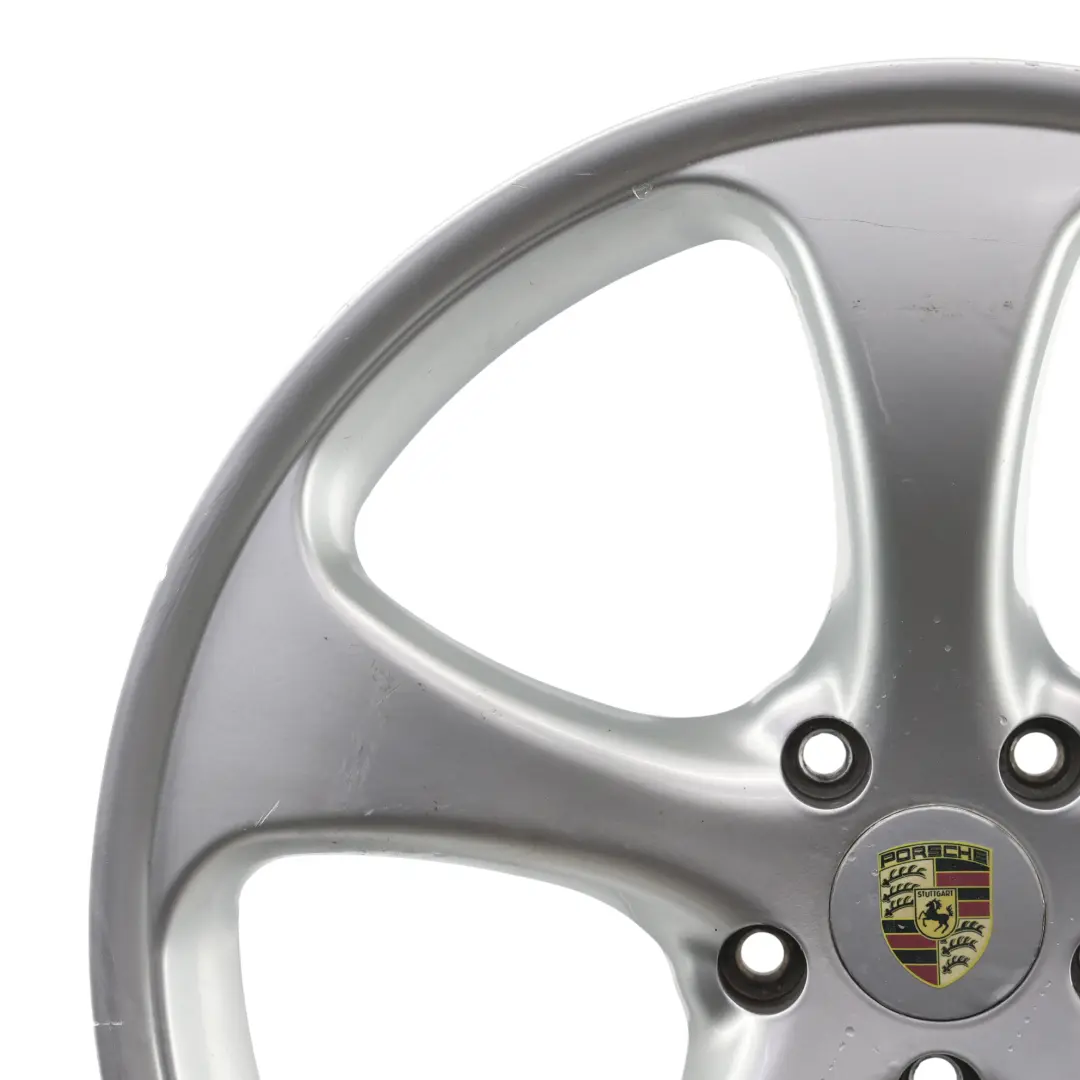 Porsche Cayenne 9PA Silver Wheel Alloy Rim 22" 10J ET:55 VIA - SKU PORSCHE-VIA-22-2 - Part number PORSCHE-VIA-22