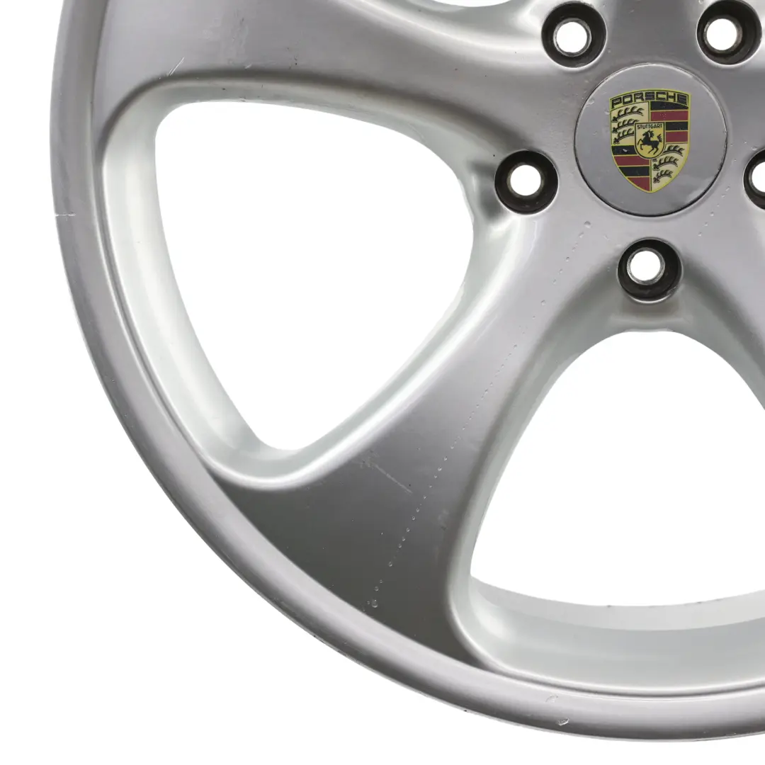 Porsche Cayenne 9PA Jante En Alliage Argentée 22" 10J ET:55 VIA - SKU PORSCHE-VIA-22-2 - Numéro de pièce PORSCHE-VIA-22