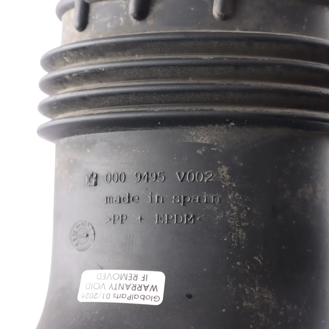 W452 Roadster Air Intake Duct Pipe Line Tube to Smart with Part number Q0009495V002 Smart W452 Roadster Air Intake Duct Pipe Line Tube - SKU Q0009495V002 - Part number Q0009495V002