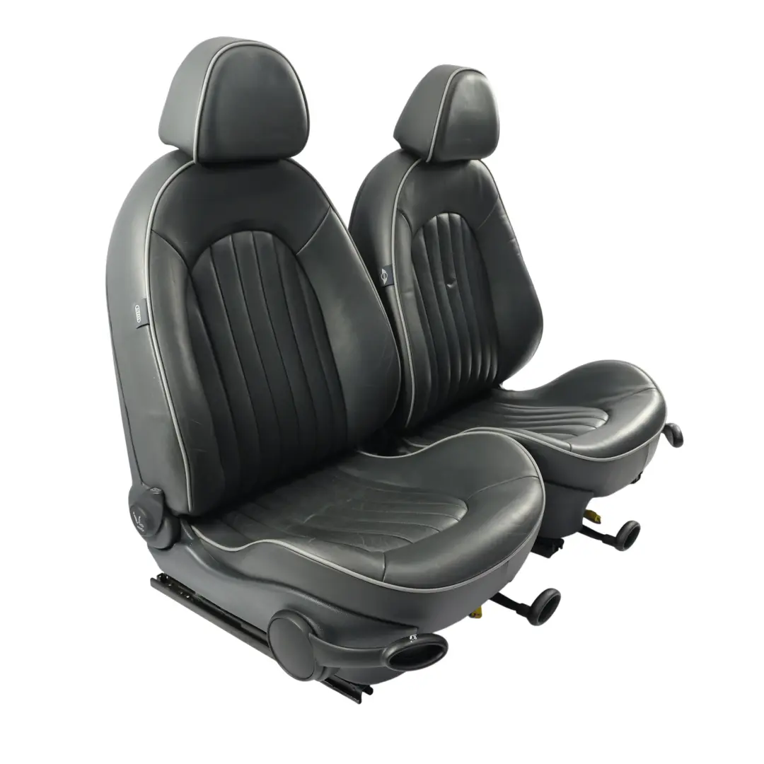  Sièges En Cuir Mini R50 English Park Lane Chauffants Panther Noir Sièges - SKU R50-ENGLISH-LEATHER-SEATS-LNPN - Numéro de pièce 6971124