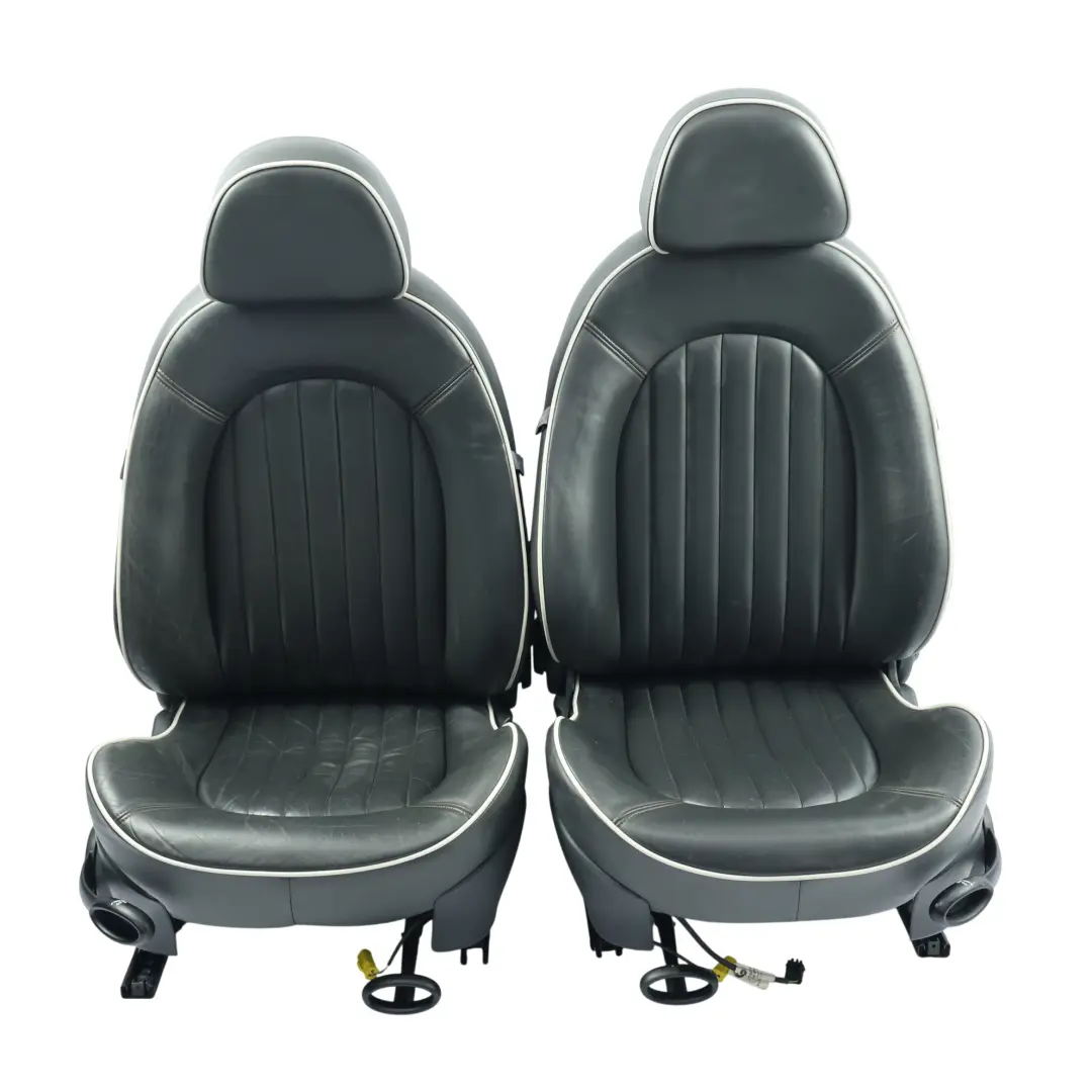 Mini R52 Kit Sièges Sport Cuir Noir Anglais Avant Arrière Marchepieds - SKU R52-SPORT-ENGLISH-LEATHER-SEATS-BLACK-SET-LNPN - Numéro de pièce R52-SPORT-ENGLISH-LEATHER-SEATS-BLACK-SET-LNPN