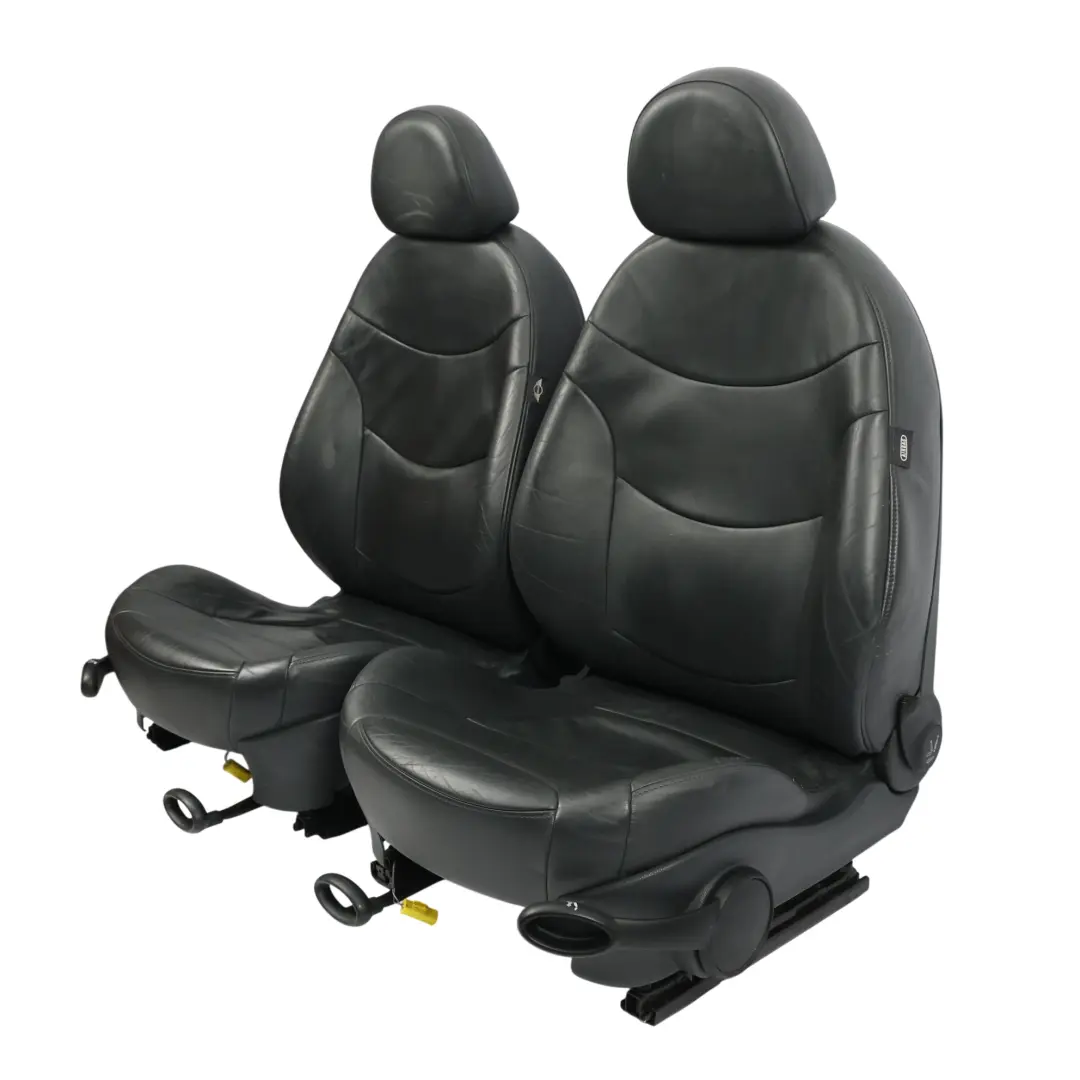 Mini R52 Cabrio Pelle Nera Sport Anteriori Posteriori Sedili - SKU R52-SPORT-LEATHER-GRAVITY-SEATS-T6PN - Numero di parte 7155100